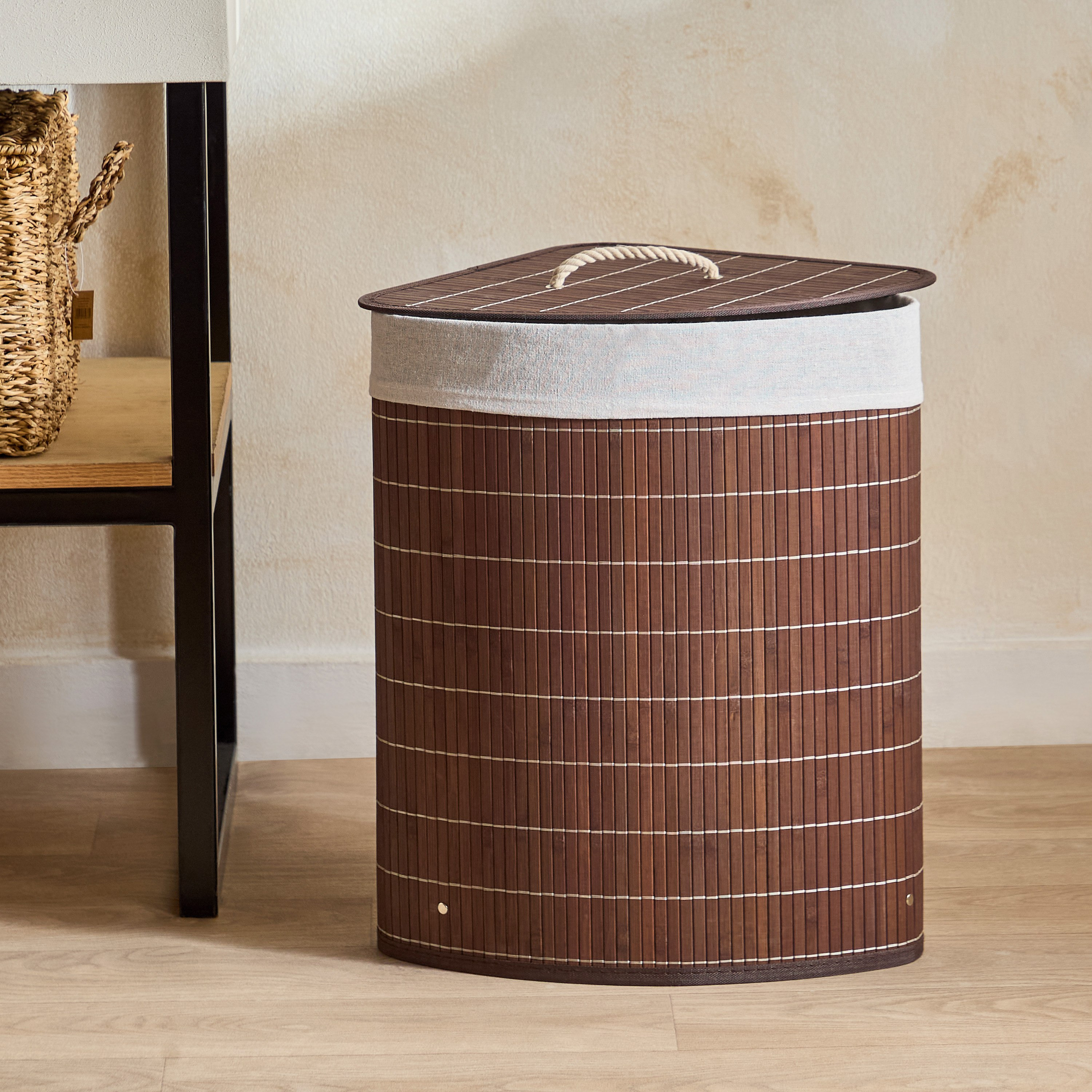 Knock Down Bamboo Corner Laundry Hamper-hbxbathroom-bathroomstorage-laundryhampers-image-7