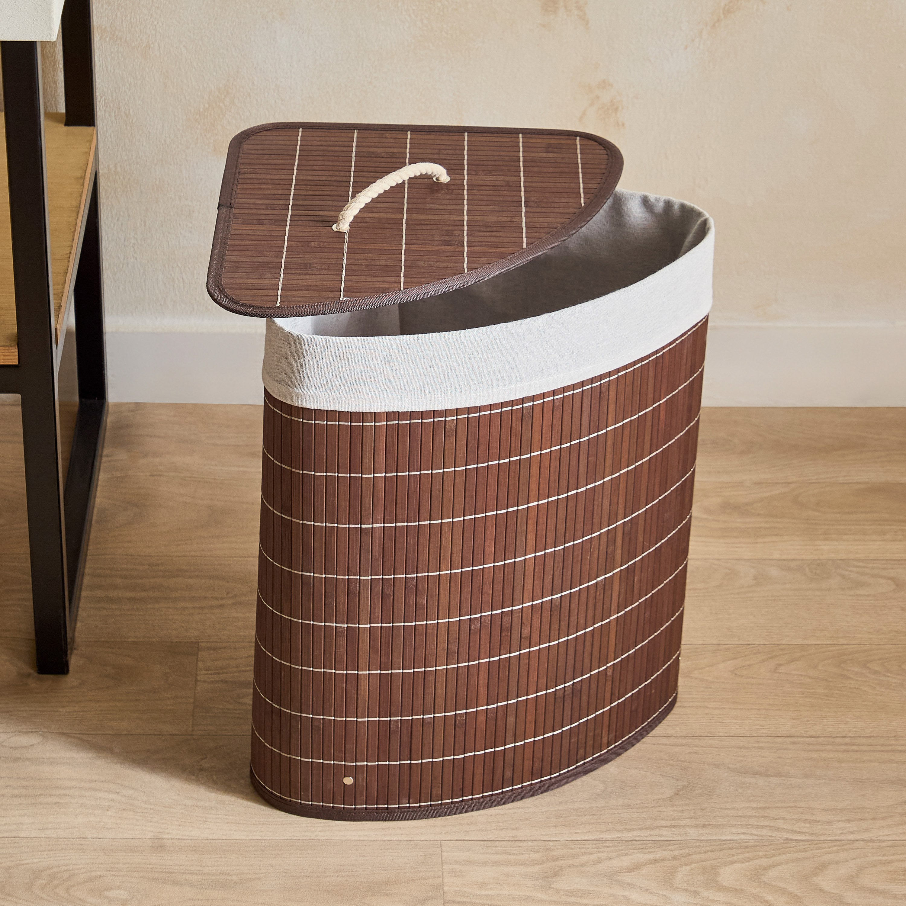 Knock Down Bamboo Corner Laundry Hamper-hbxbathroom-bathroomstorage-laundryhampers-image-8