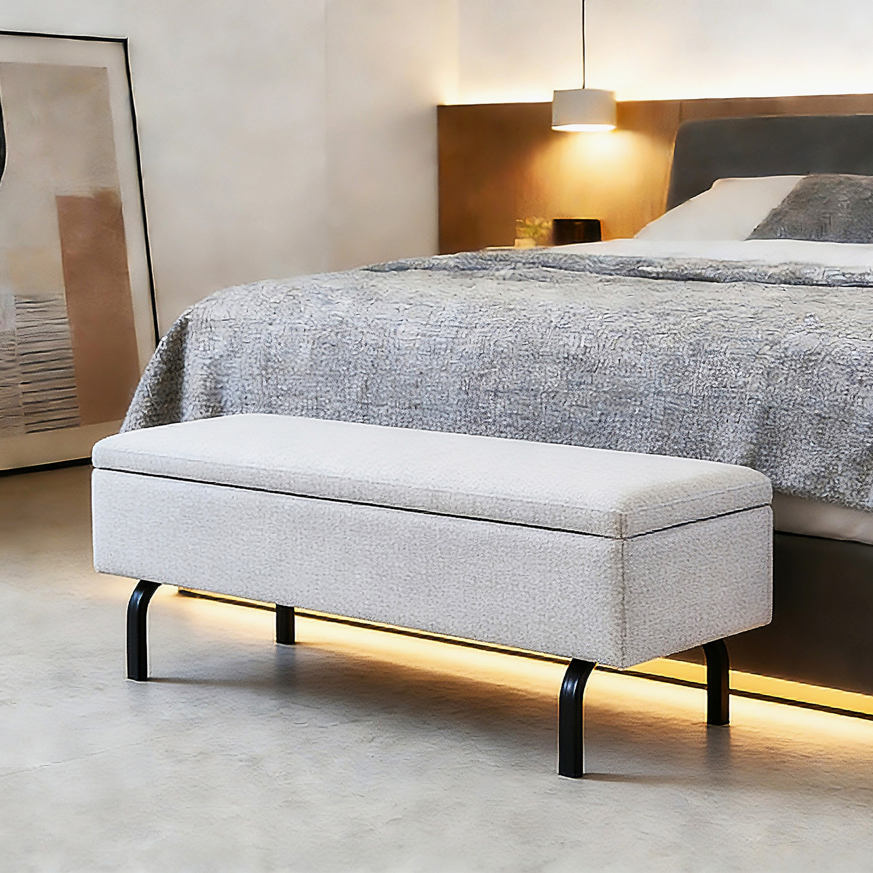 مقعد بنش سرير مع مساحة تخزين من مارويل-hbxfurniture-sofasandarmchairs-benches-image-1