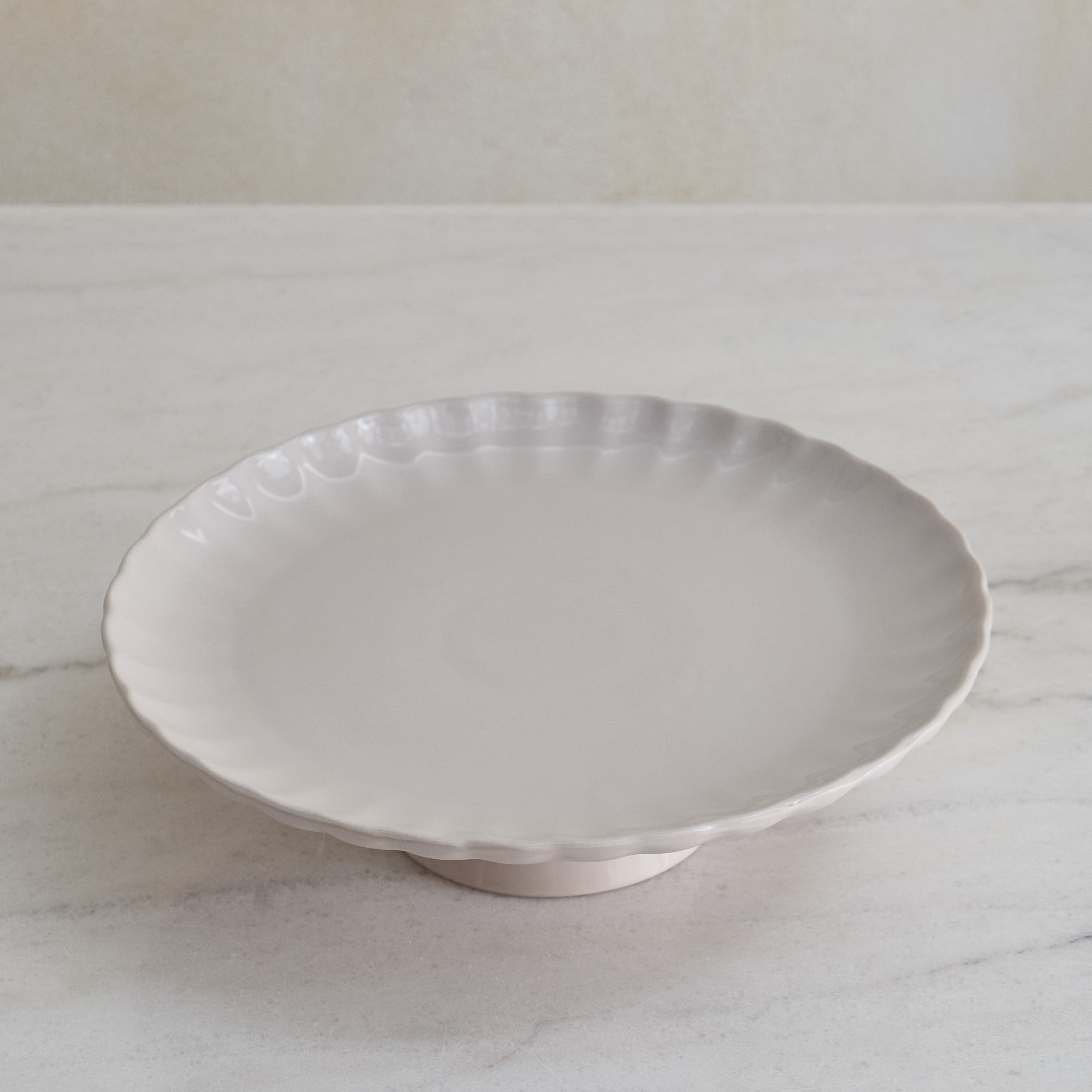 Siam Scallop Pedestal Cake Stand - 30.5 cm-hbxdecorandfurnishings-tabletop-serveware-image-6