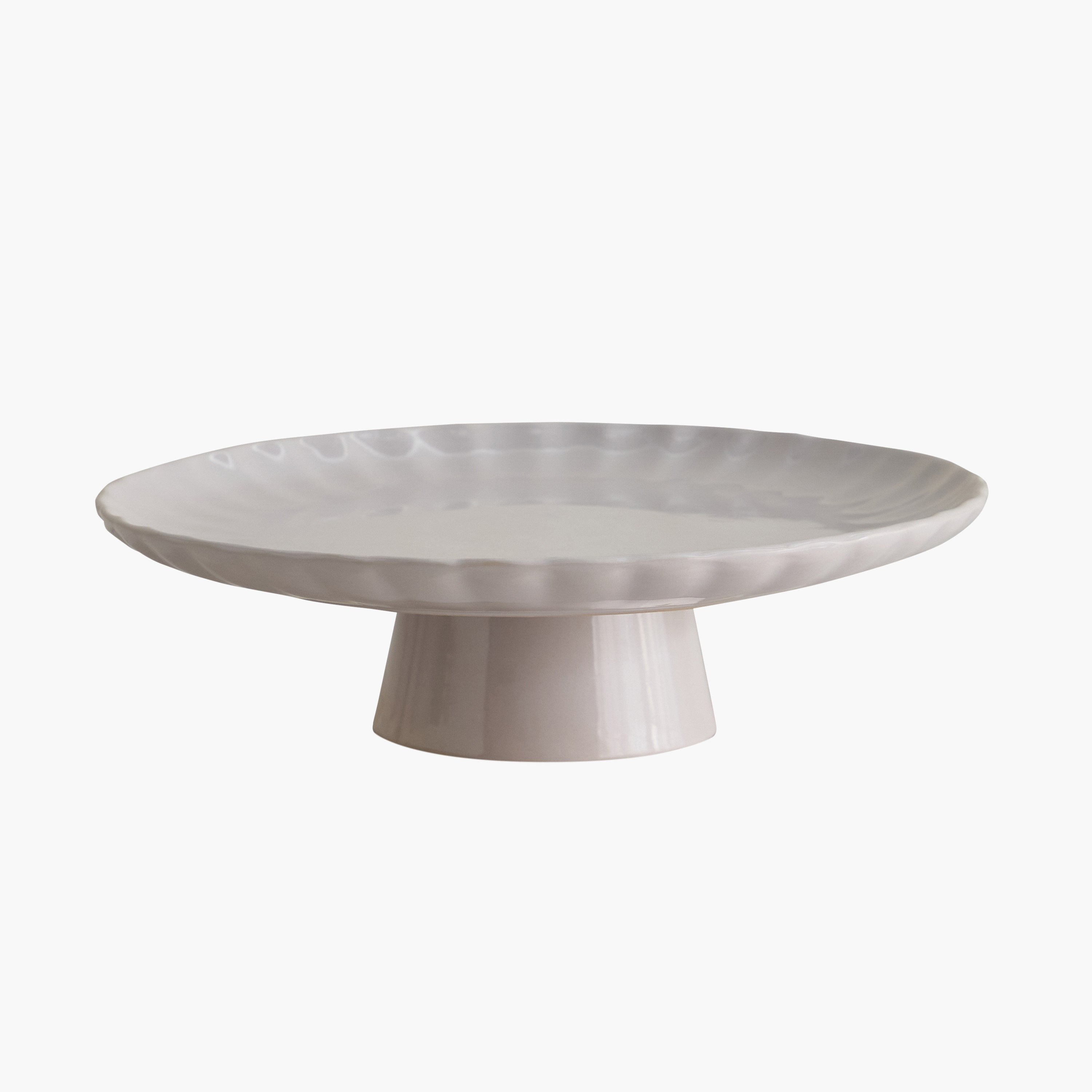 Siam Scallop Pedestal Cake Stand - 30.5 cm-hbxdecorandfurnishings-tabletop-serveware-image-9