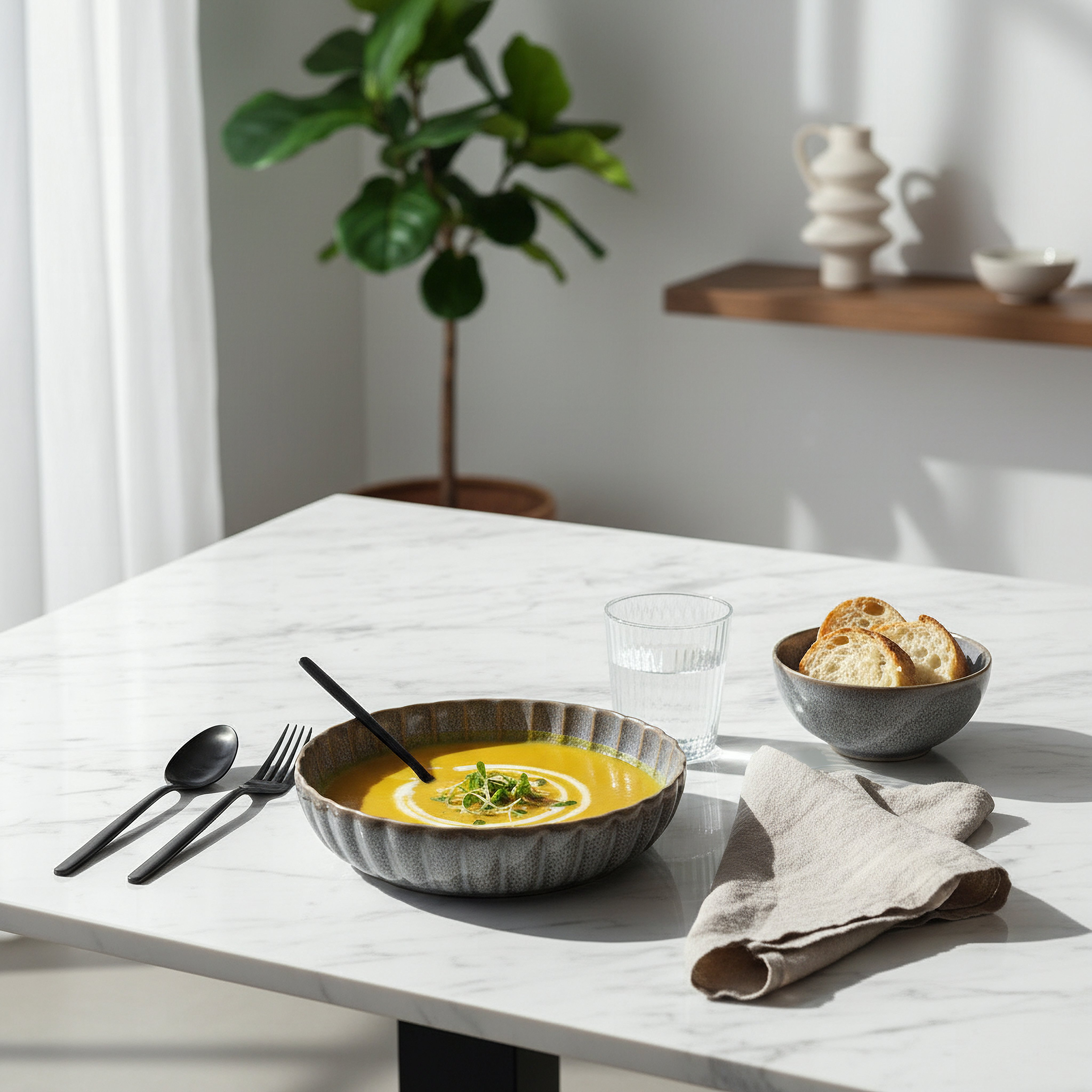 Siam Scallop Soup Plate - 21.5 cm-hbxdecorandfurnishings-tabletop-crockery-image-4