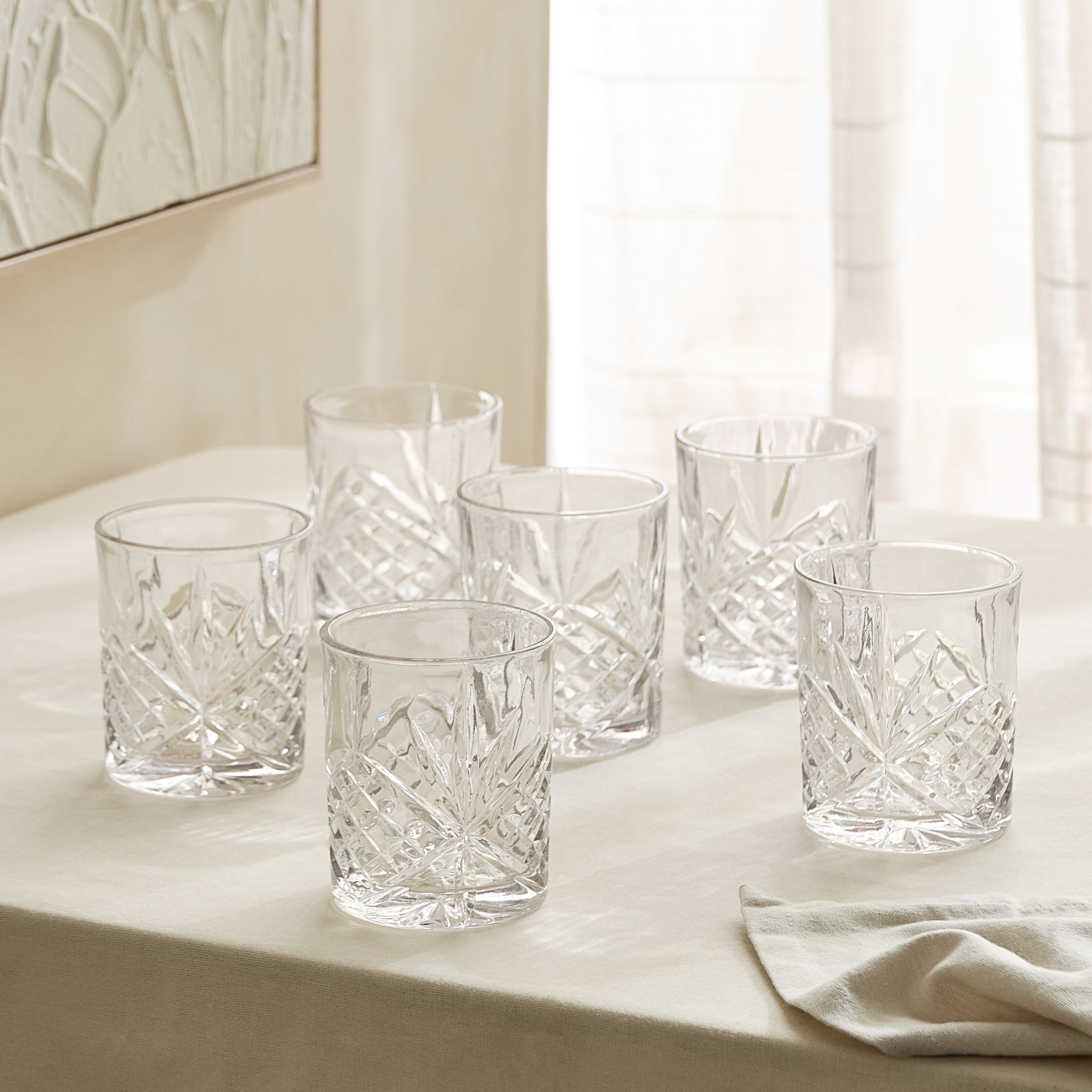طقم أكواب زجاجية 6 قطع من أرابيا - 330 مل-hbxhomeware-hbxkitchen-image-2