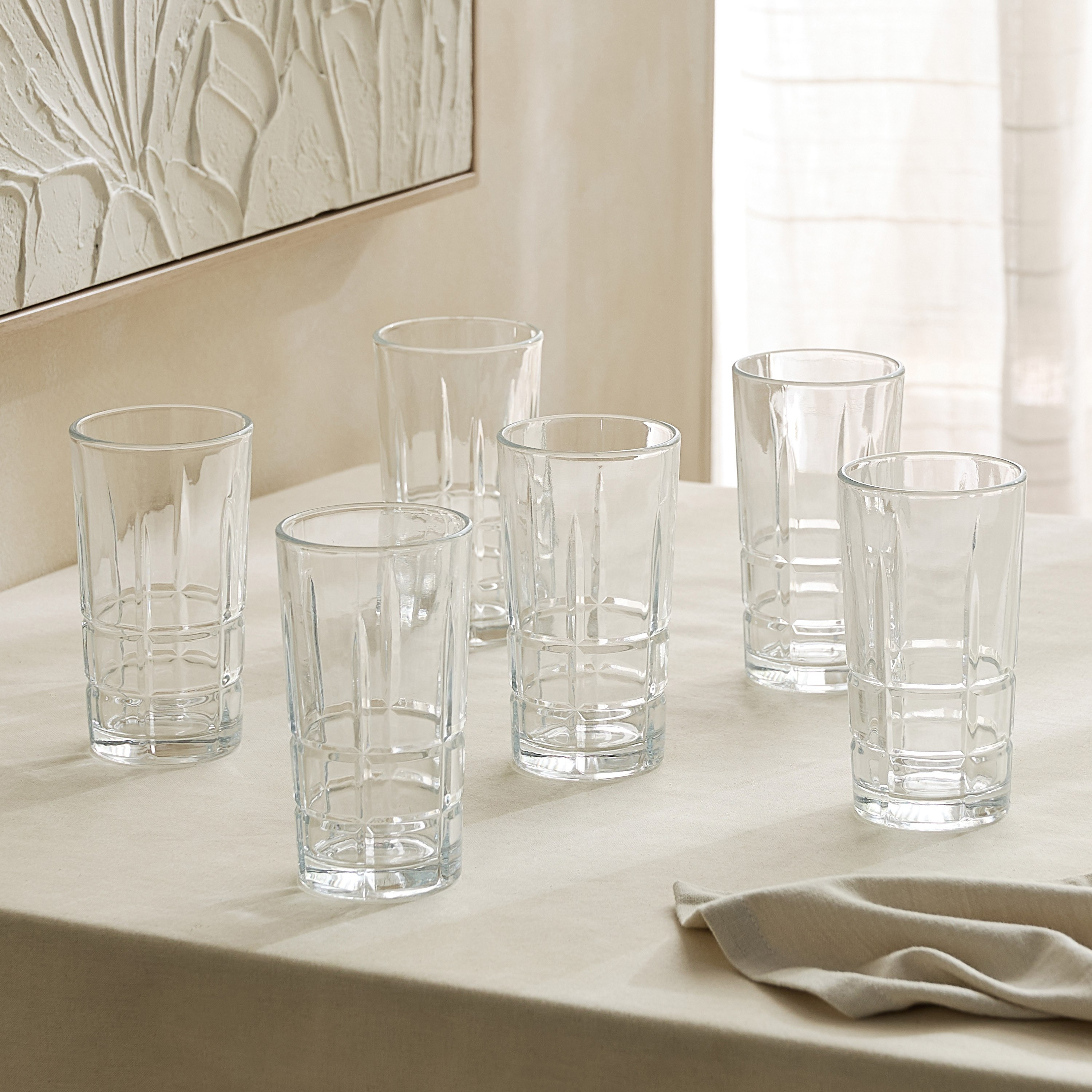 Soho 6-Piece Highball Glass Set - 278 ml-hbxhomeware-hbxkitchen-image-1