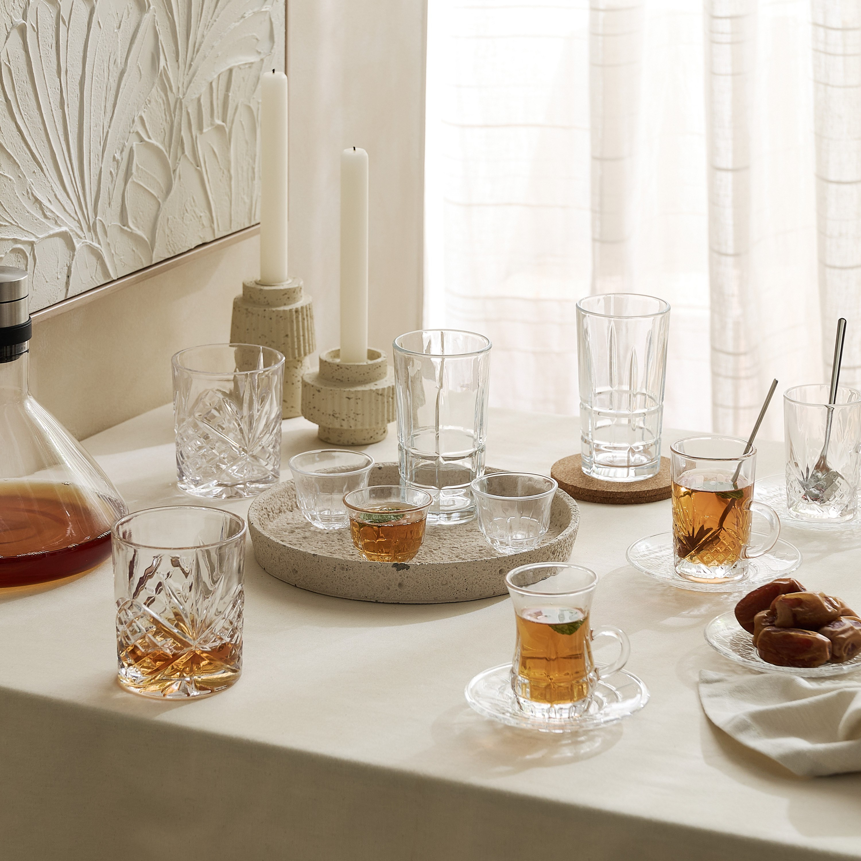 طقم إستيكان مع ملاعق 18 قطعة من سوهو - 125 مل-hbxhomeware-diningandtabletop-coffeeandteasets-image-5