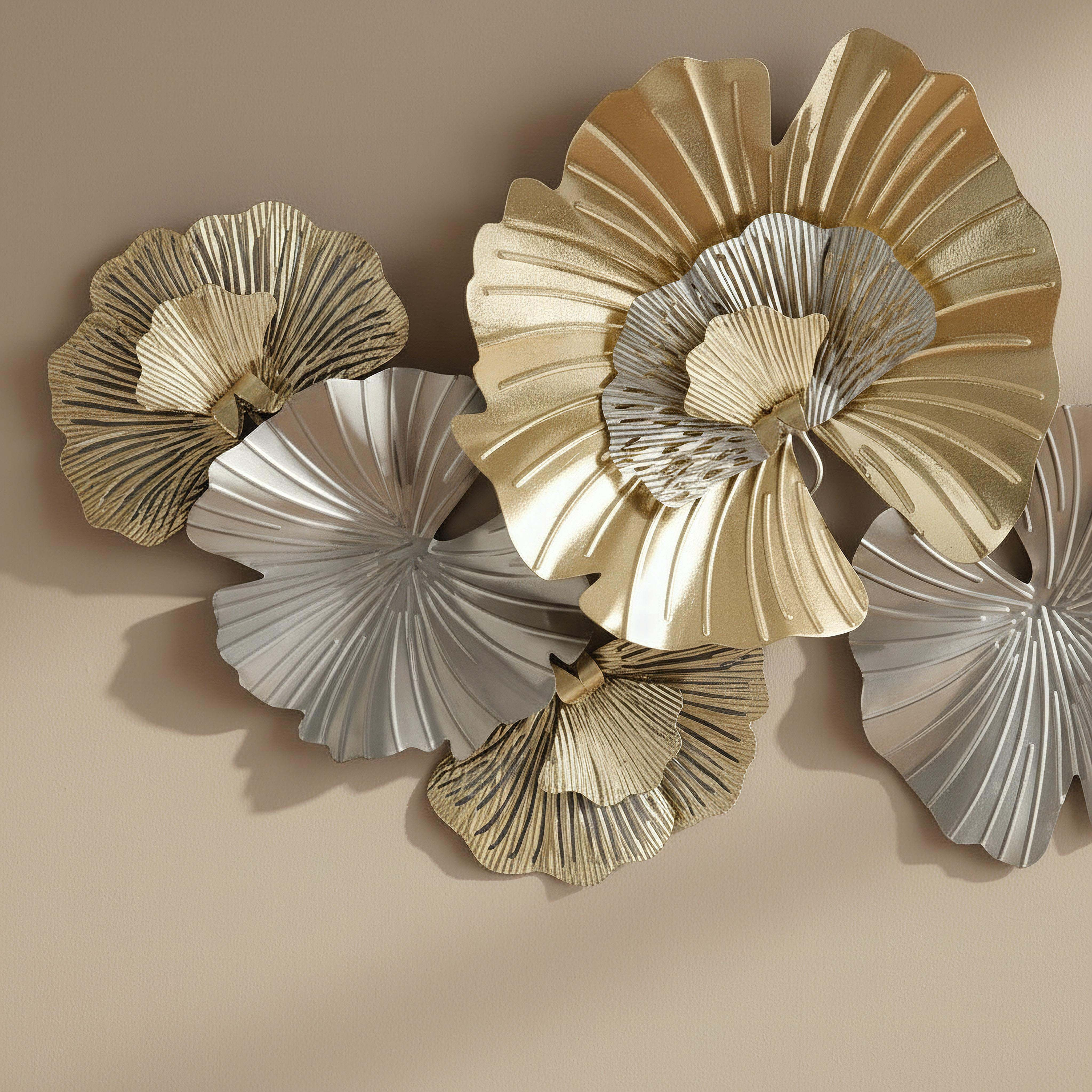 Aurum Percy Evara Metal Wall Decor - 85x49x6 cm-hbxdiningroom-walldecor-wallart-image-2