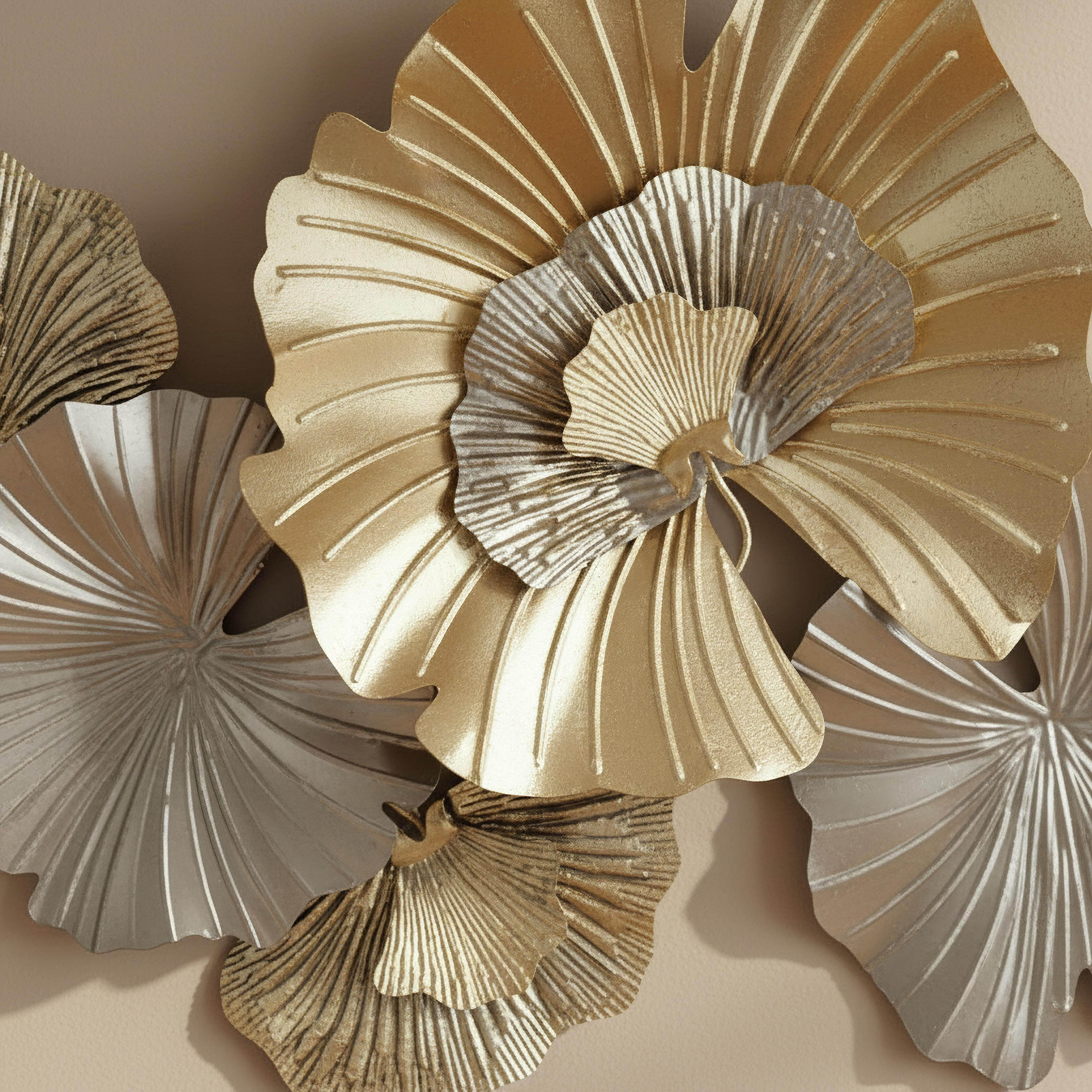 Aurum Percy Evara Metal Wall Decor - 85x49x6 cm-hbxdiningroom-walldecor-wallart-image-3