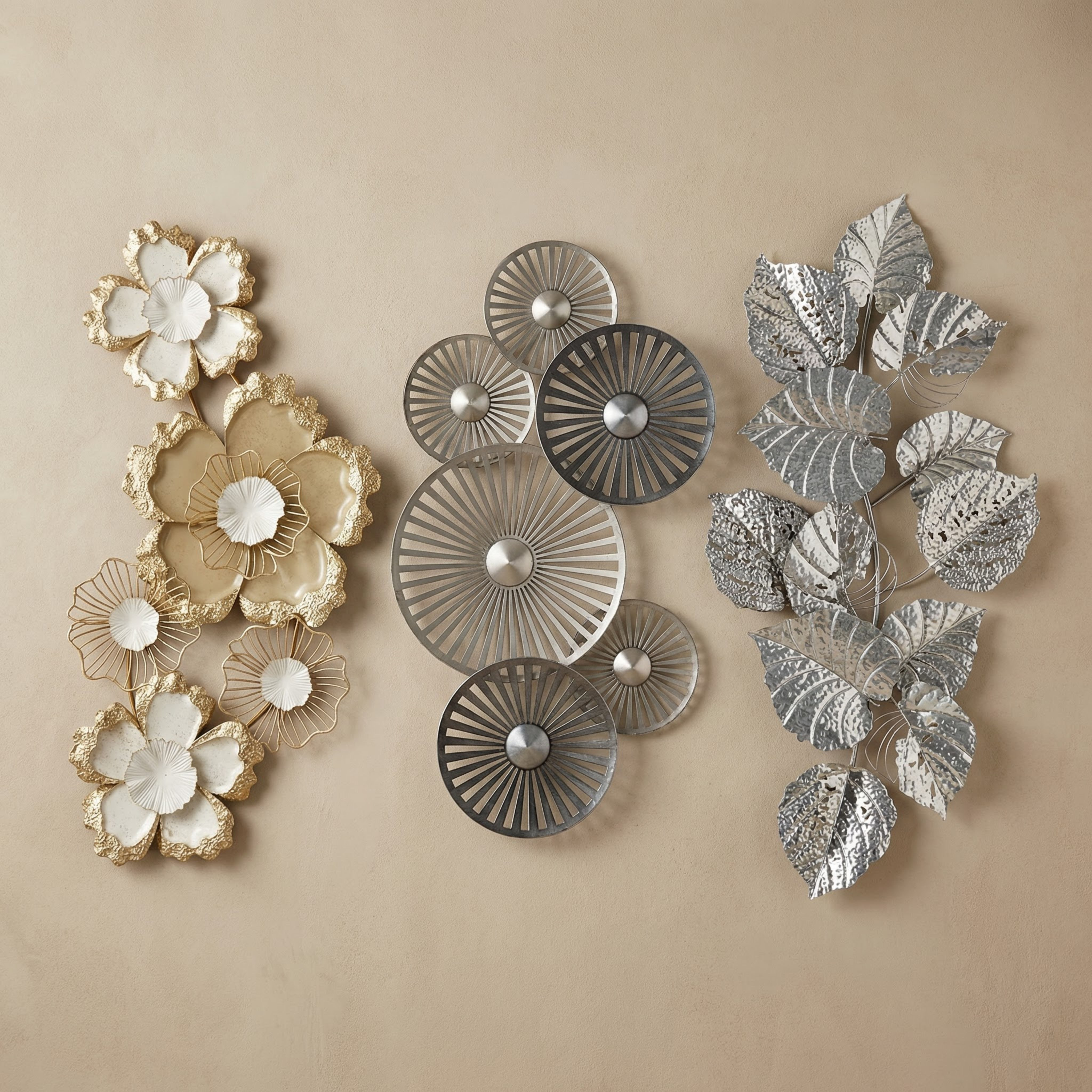 Aurum Percy Evara Metal Wall Decor - 110x56x5 cm-hbxdiningroom-walldecor-wallart-image-5