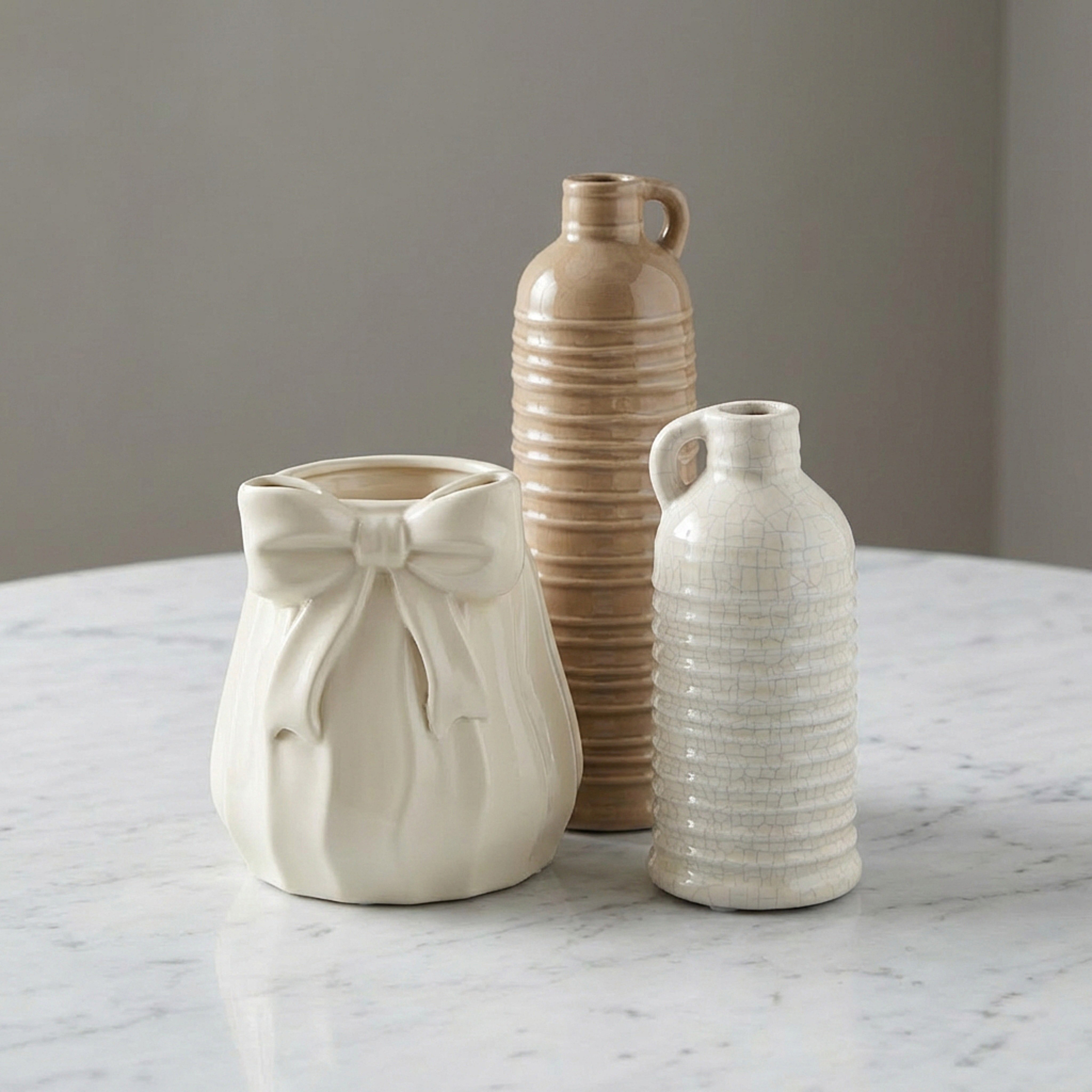Umber Sinatra Antique Crackle Vase - 7.6x7.6x17.8 cm-hbxbedroom-decorandaccessories-vases-image-5