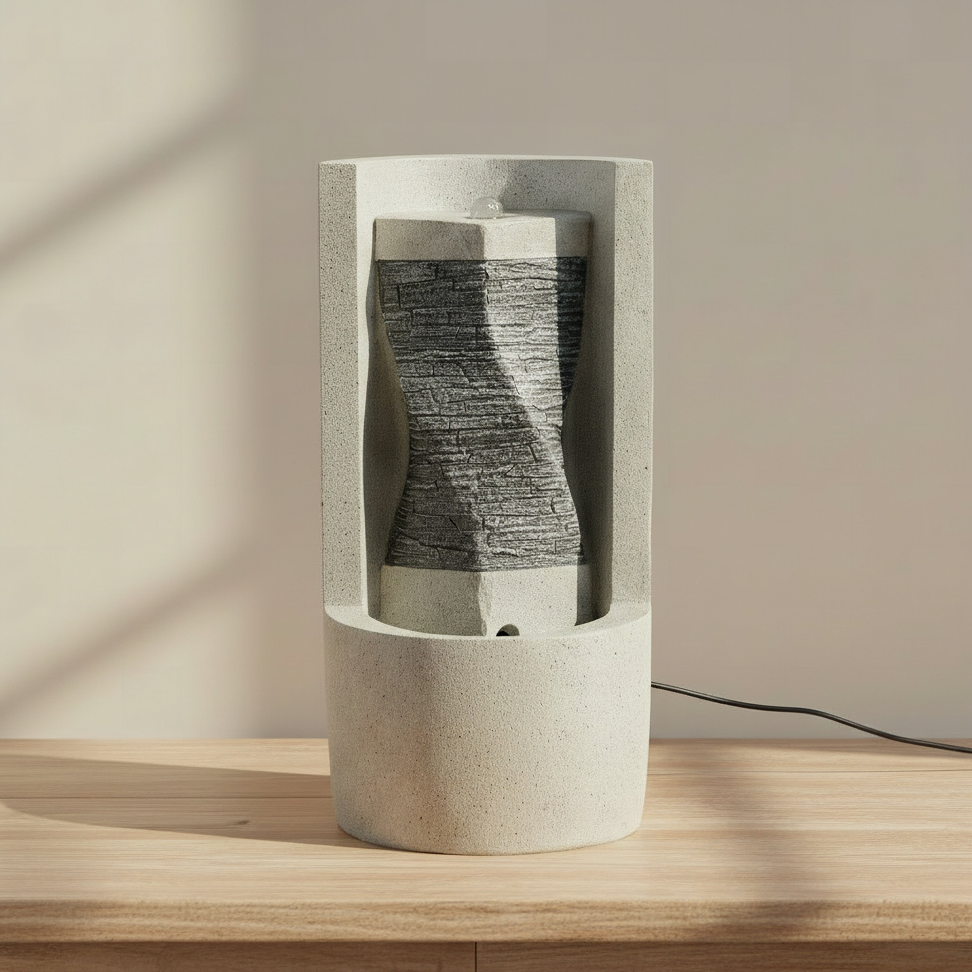 Vera Adele LED Outdoor Abstract Fountain - 34x34x66 cm-hbxhomeware-gardenandoutdoor-outdoorfountain-image-2