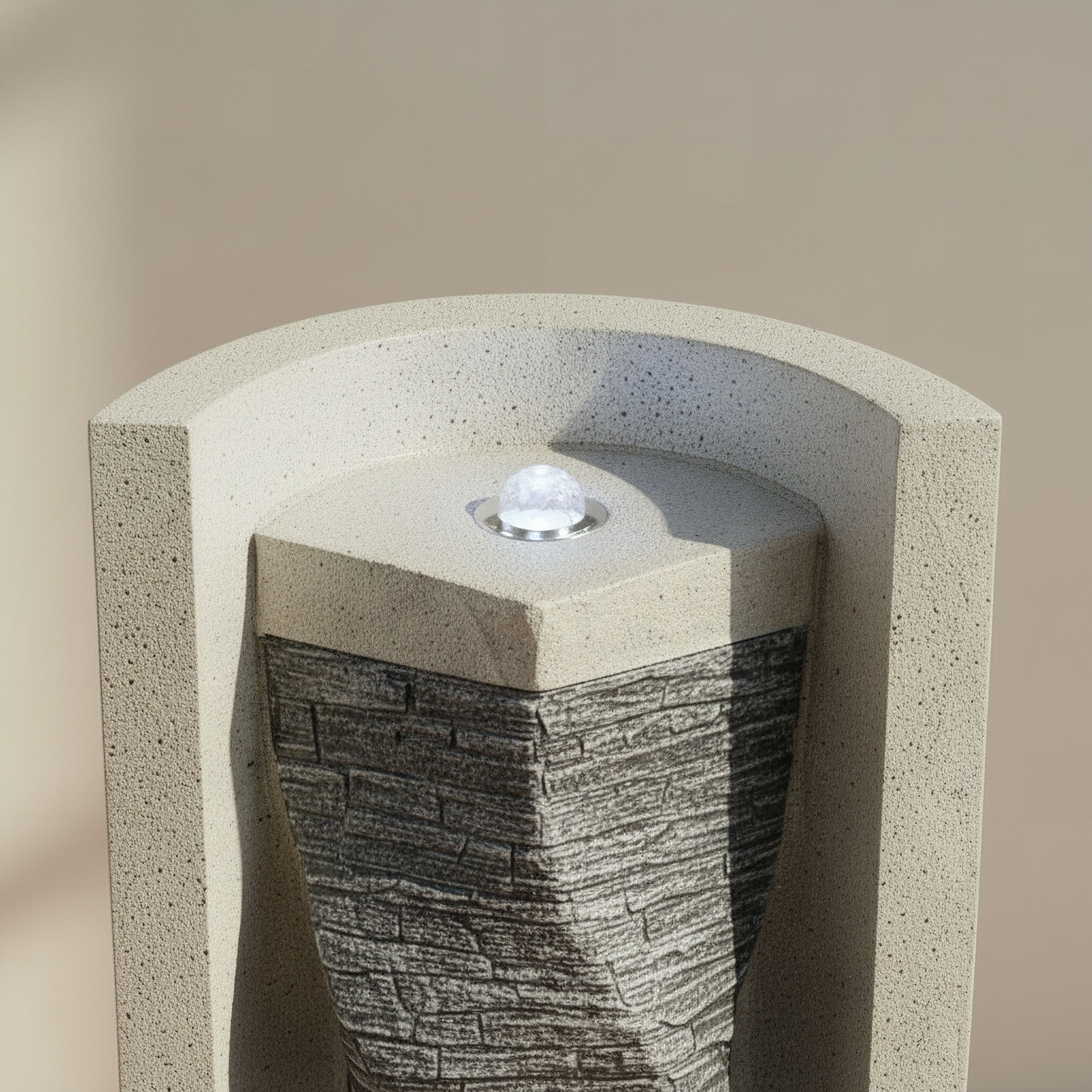 Vera Adele LED Outdoor Abstract Fountain - 34x34x66 cm-hbxhomeware-gardenandoutdoor-outdoorfountain-image-4