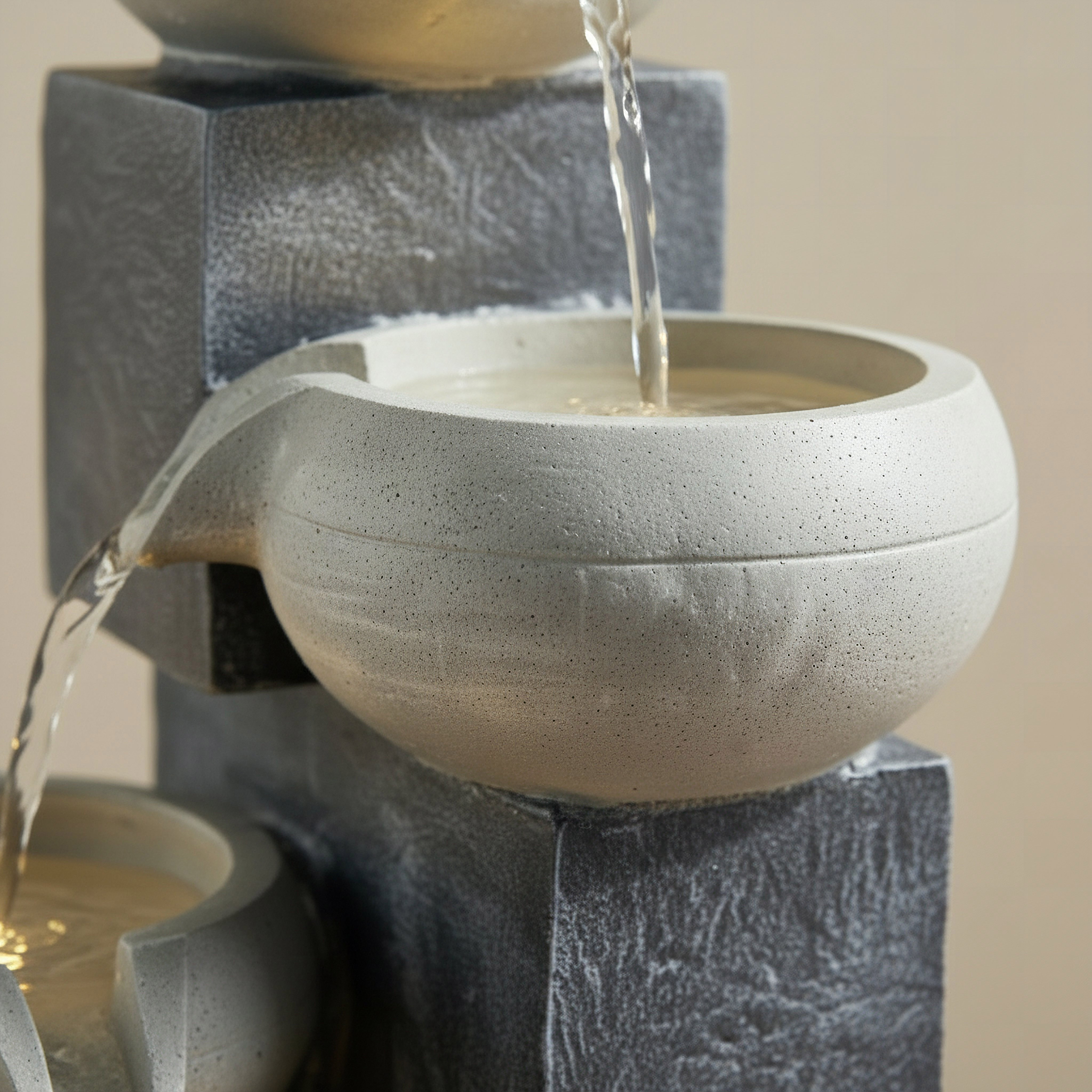 Vera-Adele Outdoor Pot Fountain with LED - 24x22.5x48.5 cm-hbxhomeware-gardenandoutdoor-outdoorfountain-image-3
