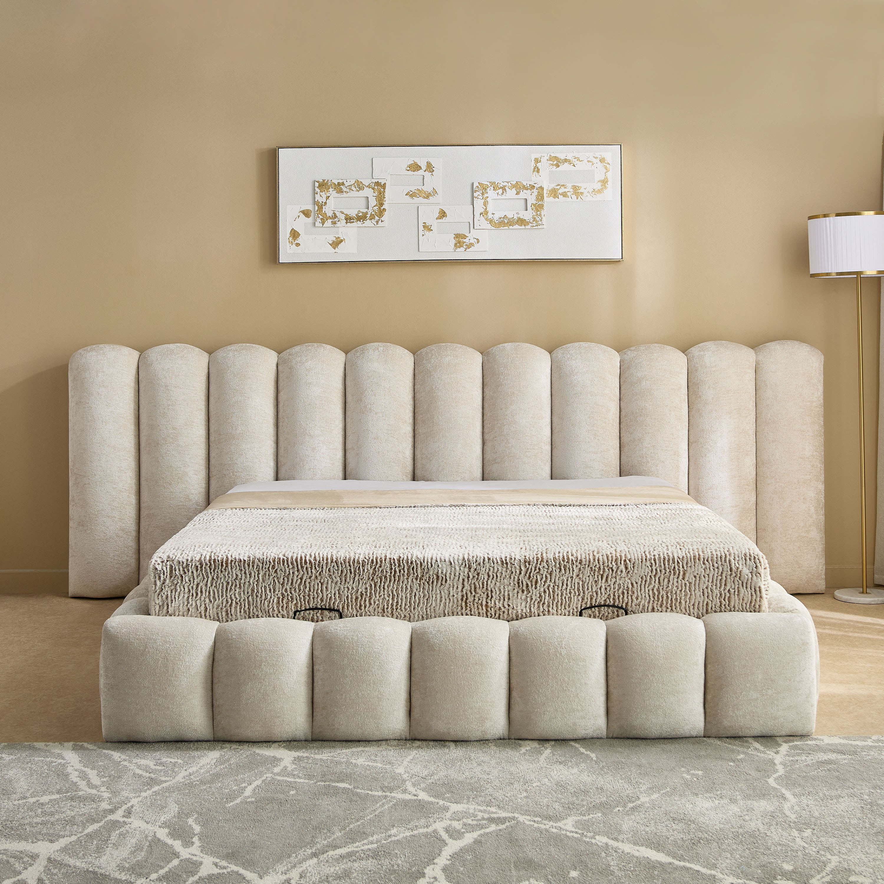 Cloudline Extended King Headboard with Hydraulic Base - 180x200 cm-PROMO_HB_UAE_THRESHOLD_Furniture_020426-image-2