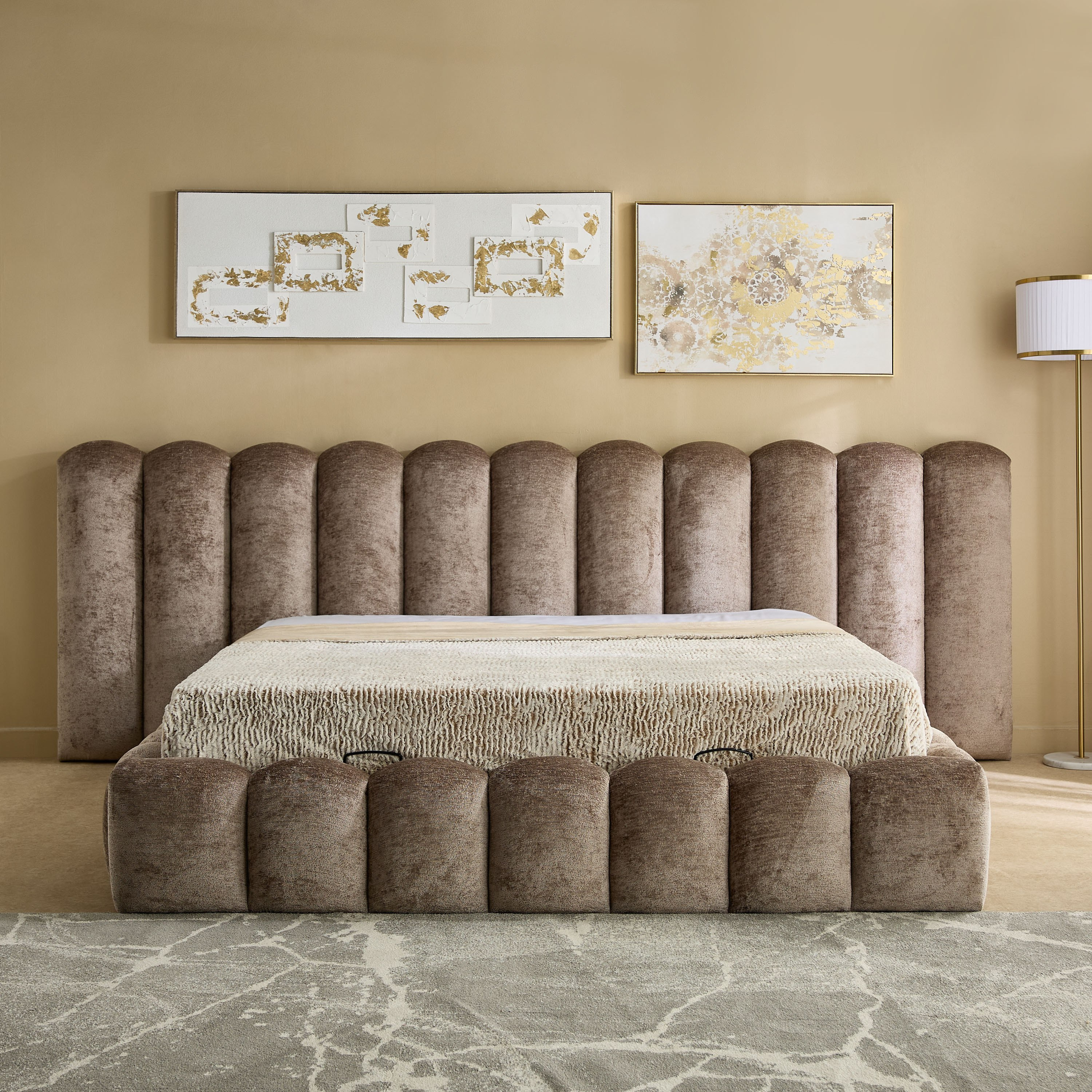 Cloudline Extended King Headboard with Hydraulic Base - 180x200 cm-PROMO_HB_UAE_THRESHOLD_Furniture_020426-image-2