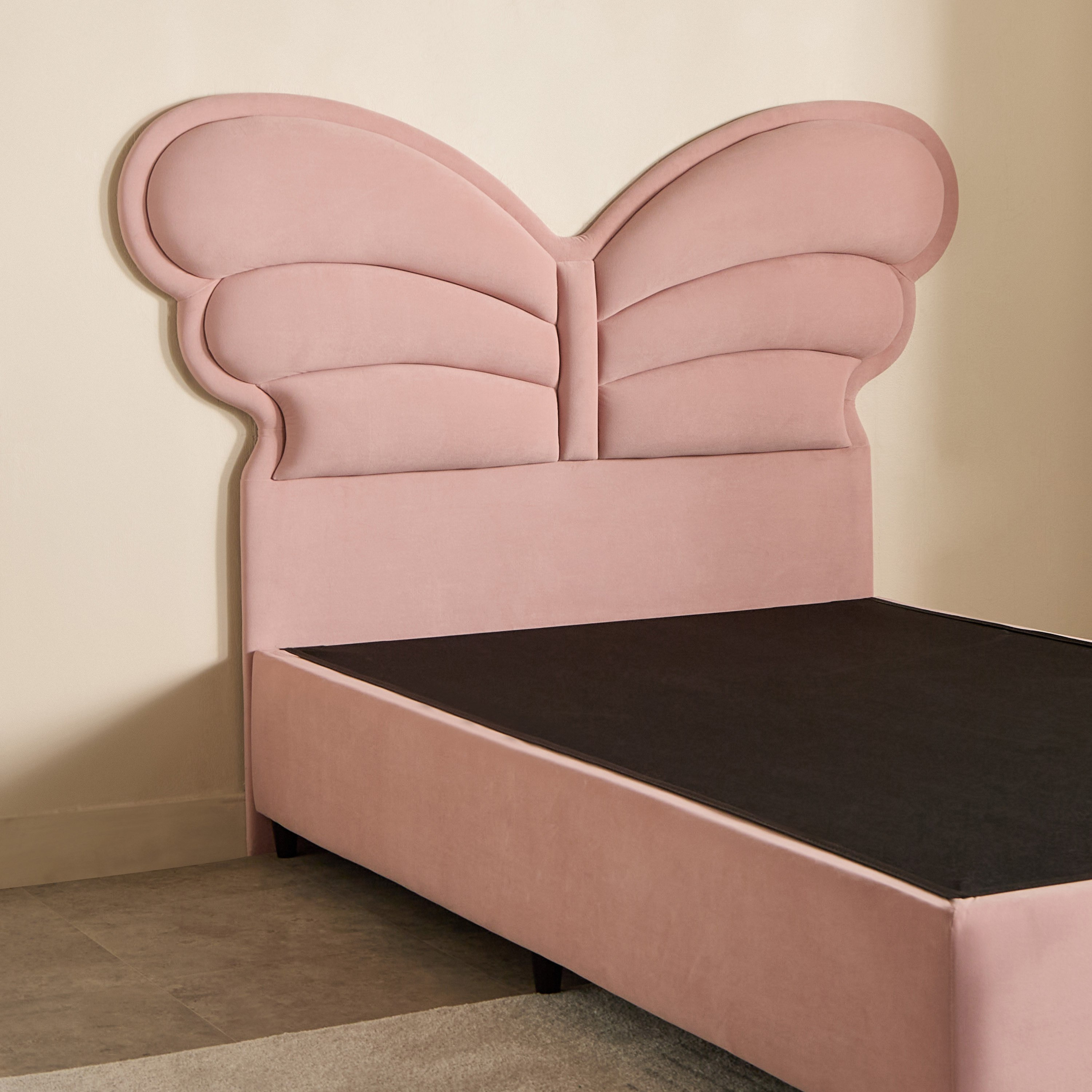 Movo Maybelle Clara Upholstered Twin Bed - 120x200 cm-hbxbedroom-bedsandbedsets-upholsteredbeds-twin-image-3