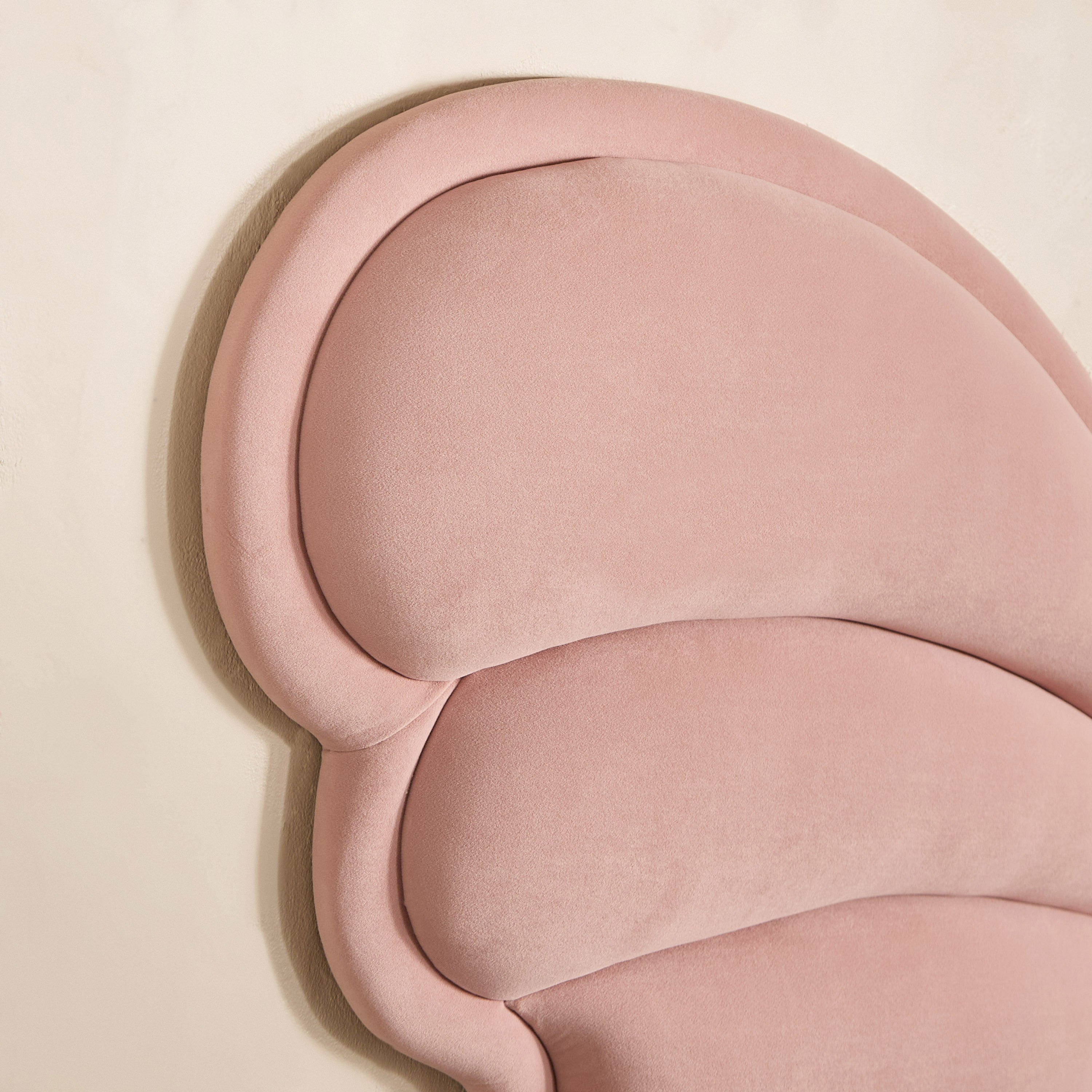 Movo Maybelle Clara Upholstered Twin Bed - 120x200 cm-hbxbedroom-bedsandbedsets-upholsteredbeds-twin-image-6