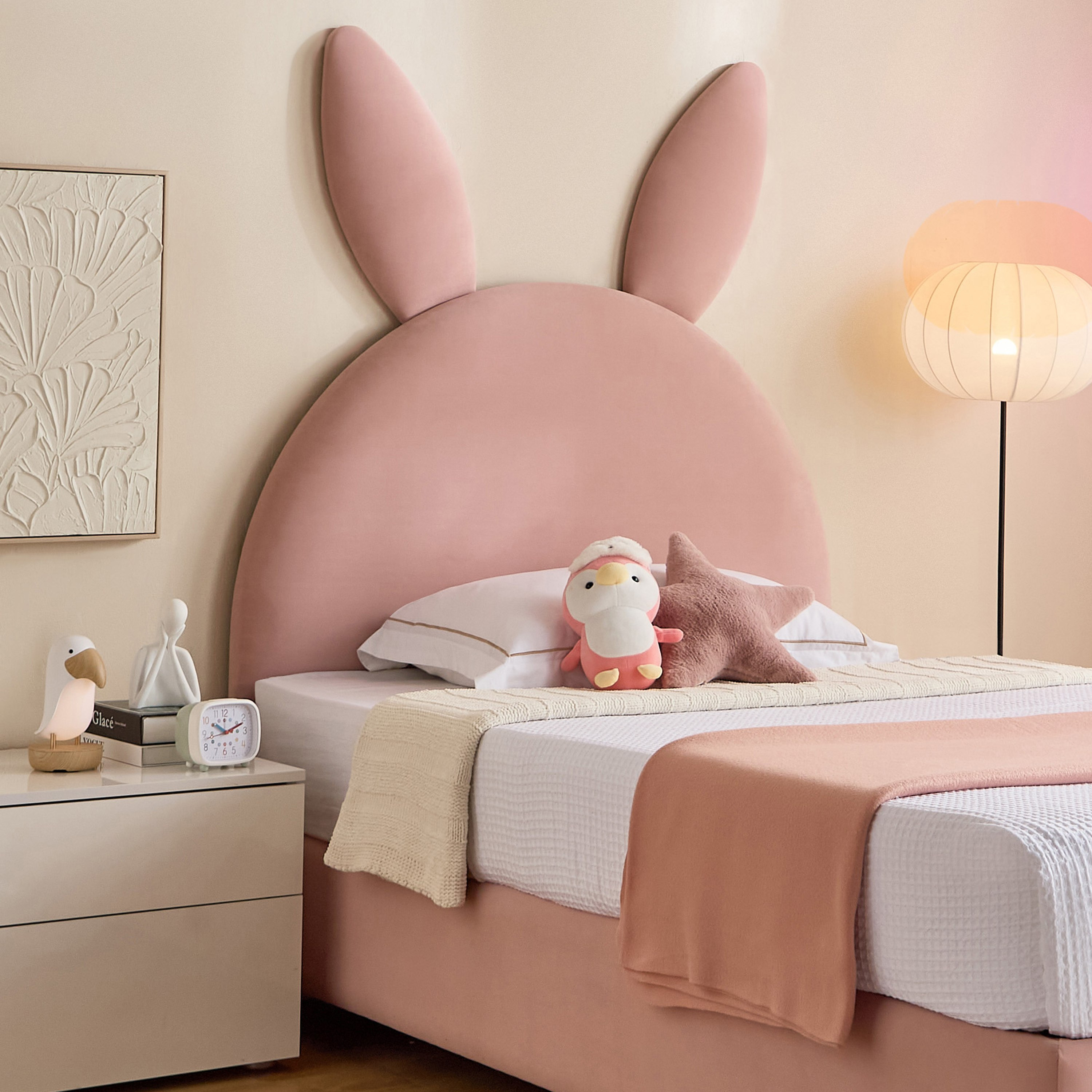 Ivory Hopper Upholstered Single Headboard - 90x200 cm-PROMO_HB_UAE_HBX10_250526-image-1