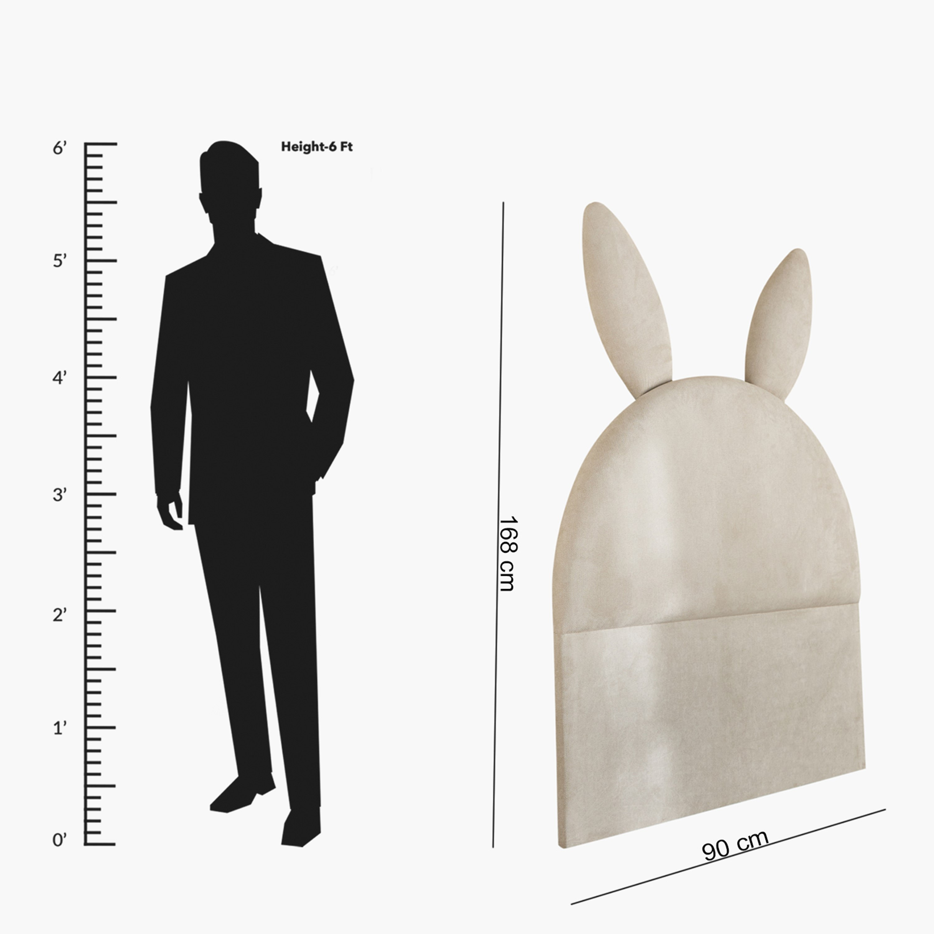 Ivory Hopper Upholstered Single Headboard - 90x200 cm-PROMO_HB_UAE_HBX10_250526-image-8