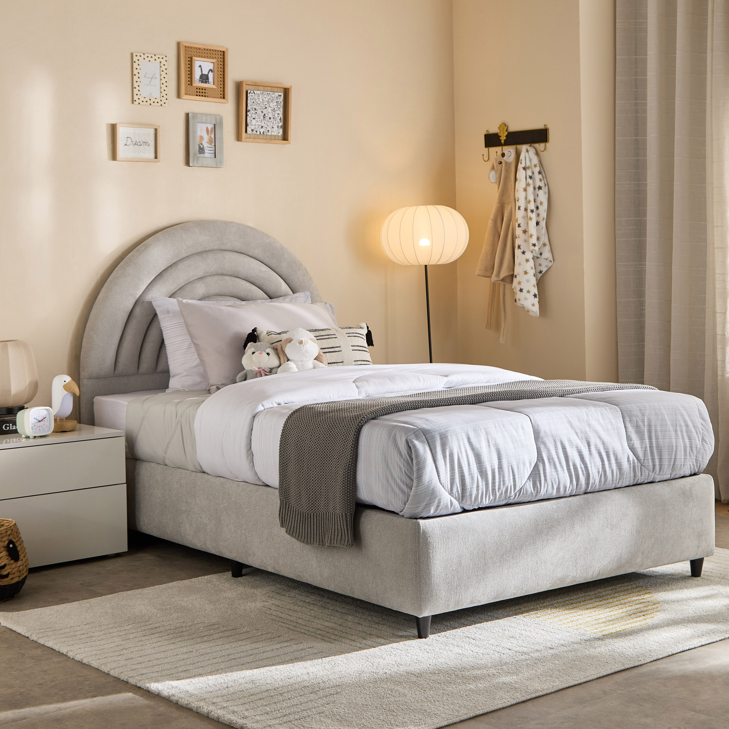 Ivory Crescent Upholstered Single Headboard -  90x200 cm-PROMO_HB_UAE_HBX10_250526-image-7