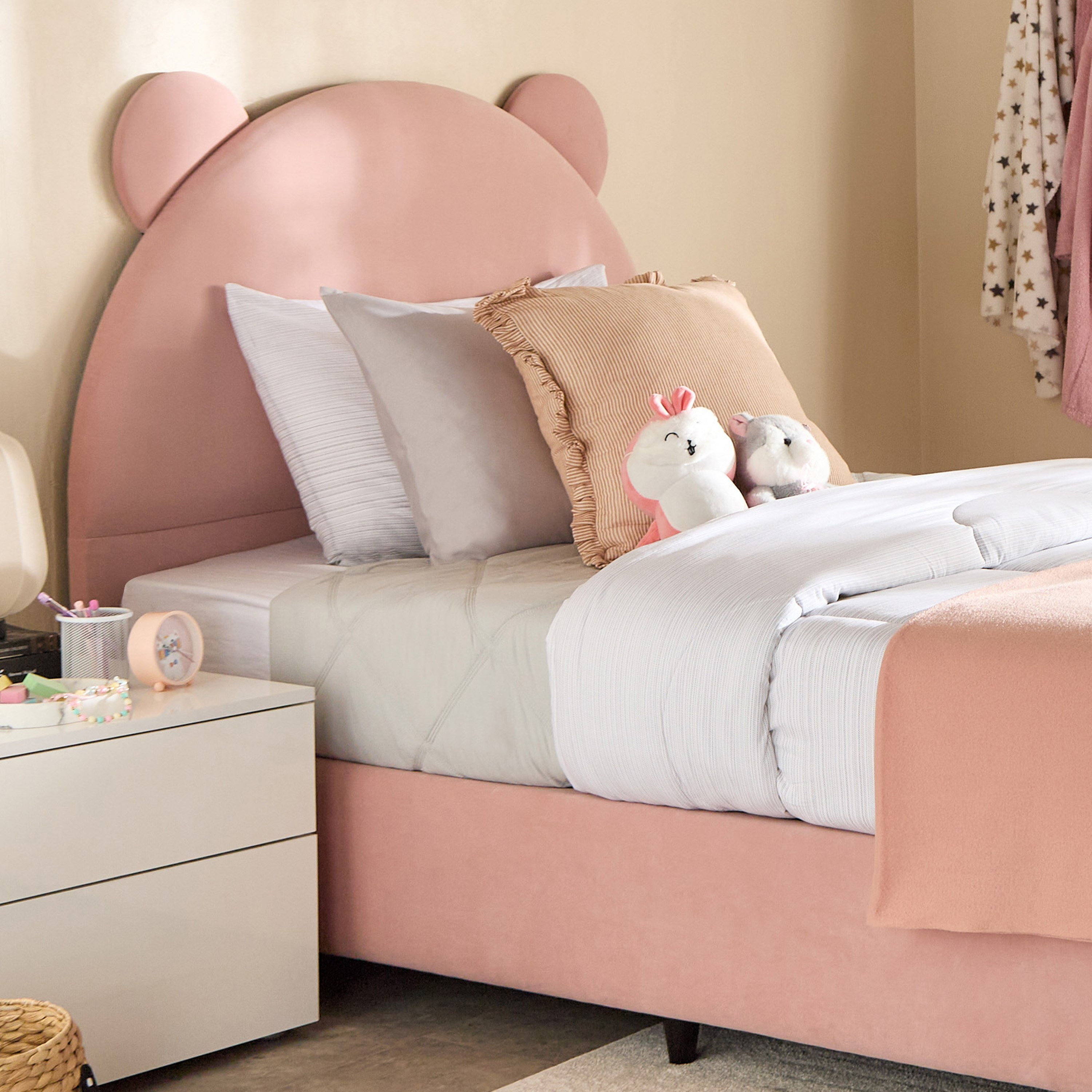 Ivory Clara Upholstered Single Headboard - 90x200 cm-PROMO_HB_UAE_HBX10_250526-image-1