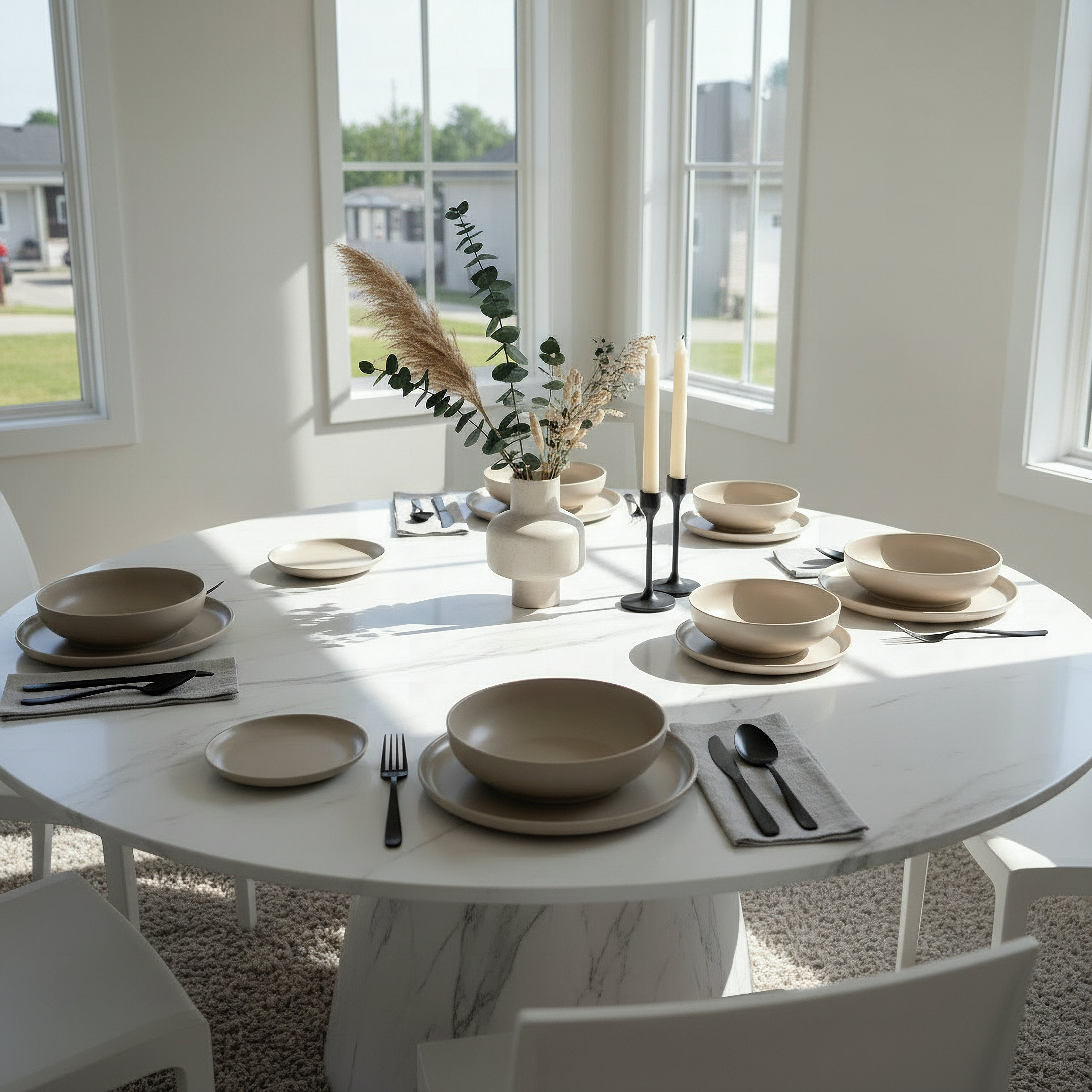 Olivia Pasta Plate - 20 cm-hbxdecorandfurnishings-tabletop-crockery-image-4