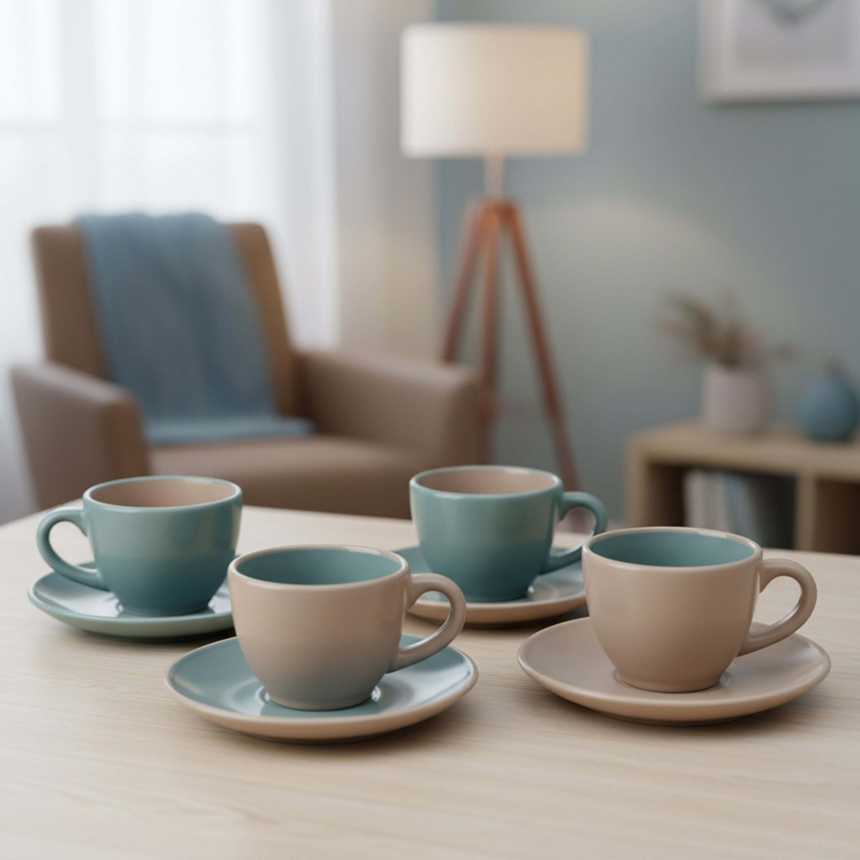 Feast Moire Glaze 8-Piece Coffee Cup and Saucer Set - 90 ml-hbxhomeware-diningandtabletop-coffeeandteasets-image-1