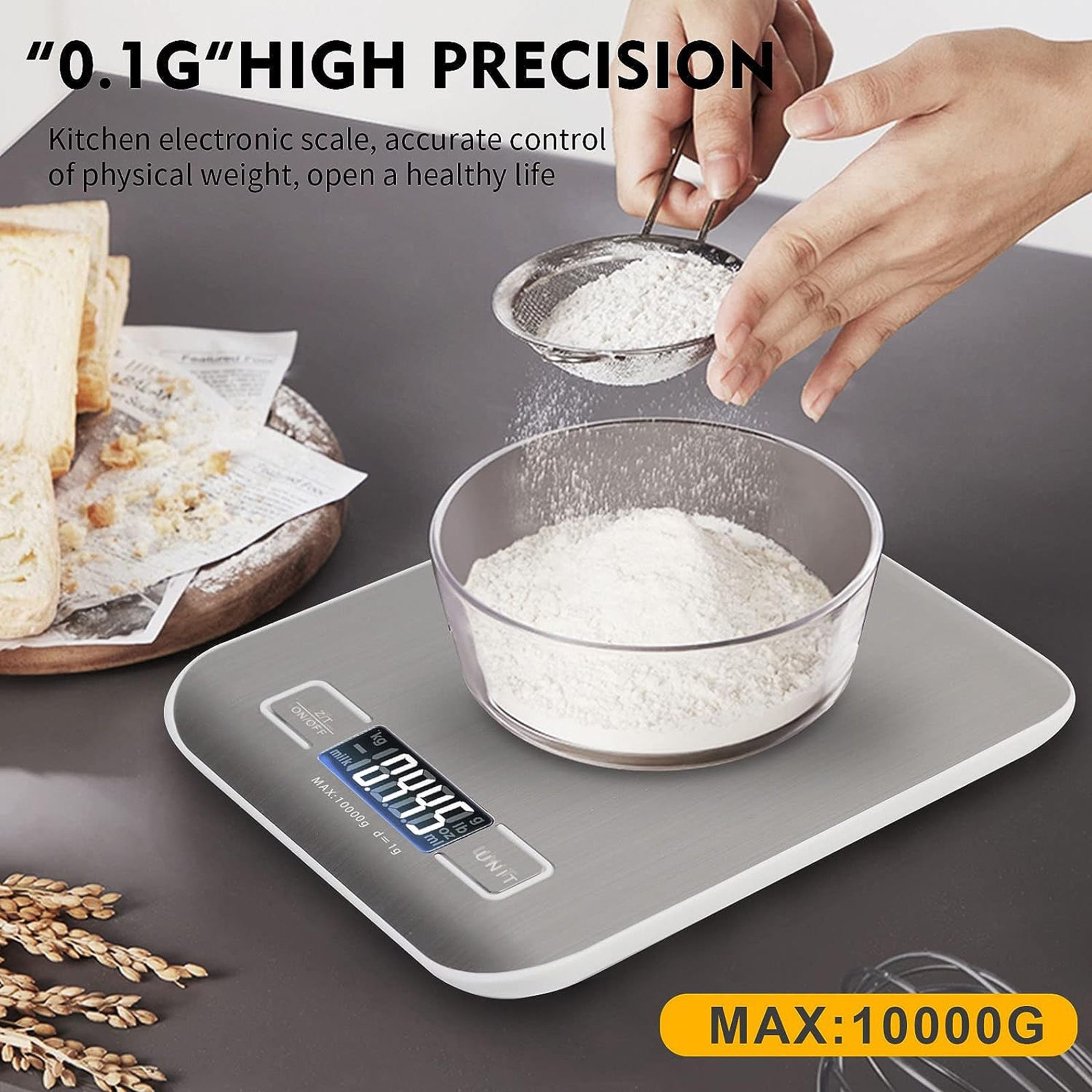 Feast Electronic Food  Scale - 13.8x17.8 cm-hbxkitchen-kitchenware-kitchenaccessories-image-2