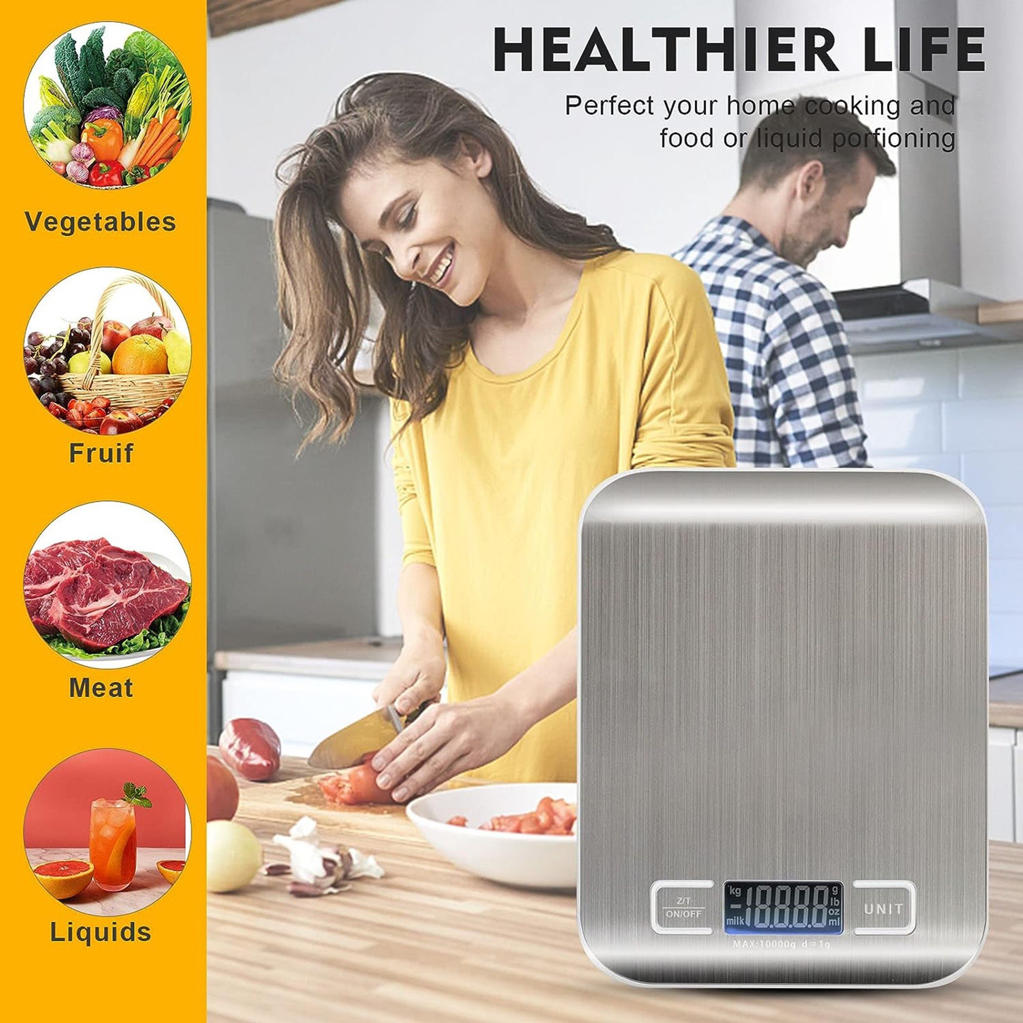 Feast Electronic Food  Scale - 13.8x17.8 cm-hbxkitchen-kitchenware-kitchenaccessories-image-5