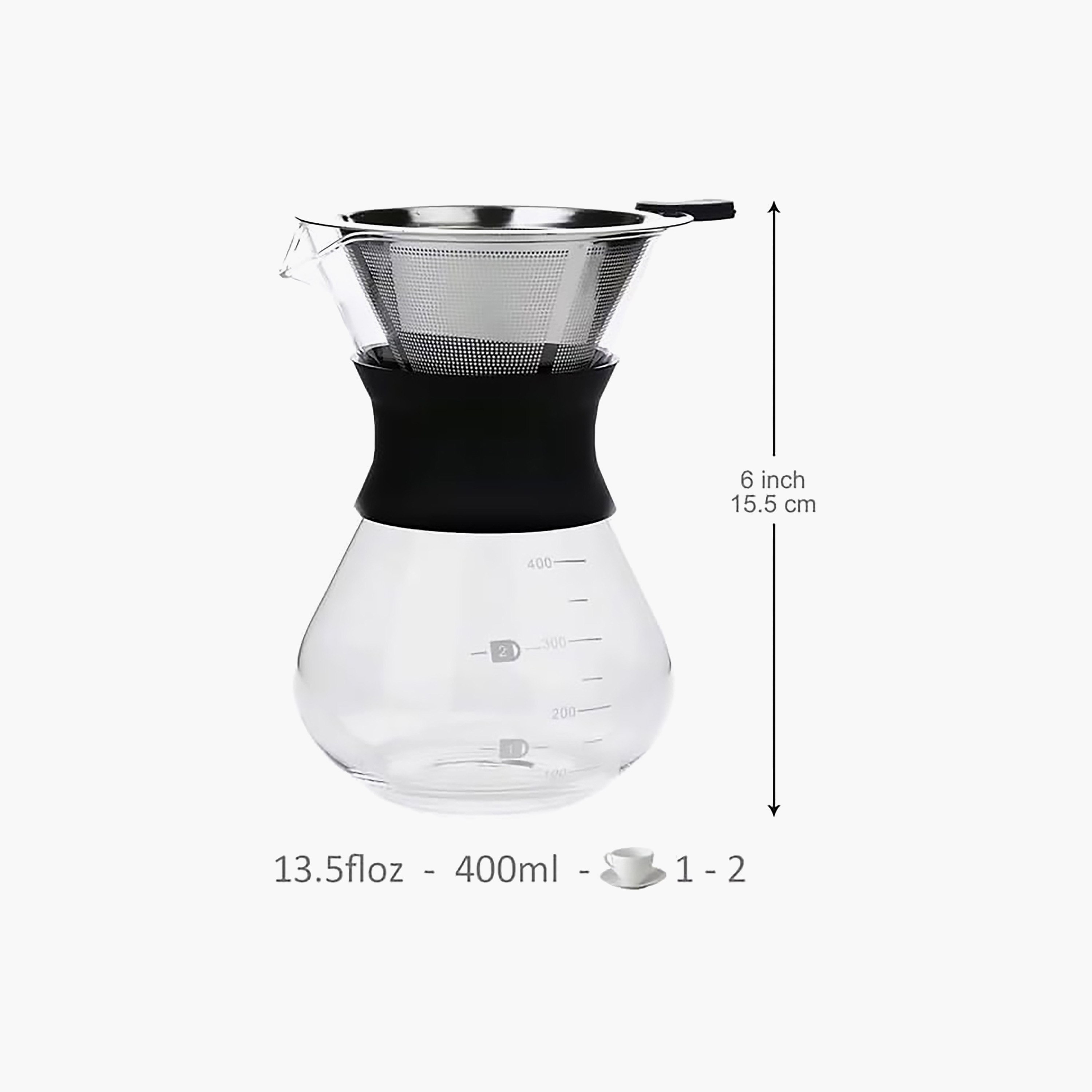 Feast Pour Over Coffee Maker with Strainer - 400 ml-hbxhomeware-diningandtabletop-coffeeandteasets-image-8