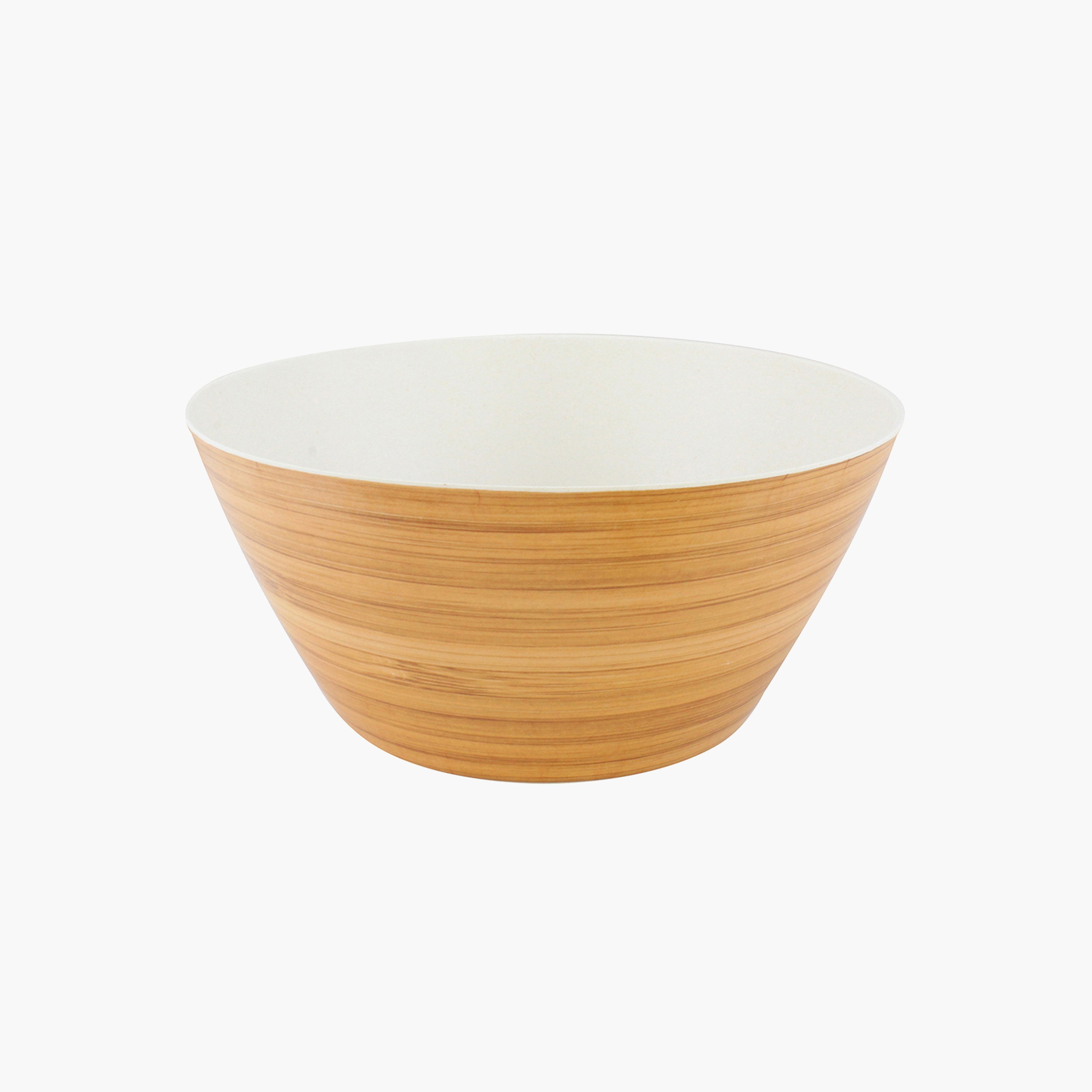 Feast Bamboo Fibre Bowl Wood - 24 cm-hbxdecorandfurnishings-tabletop-crockery-image-1