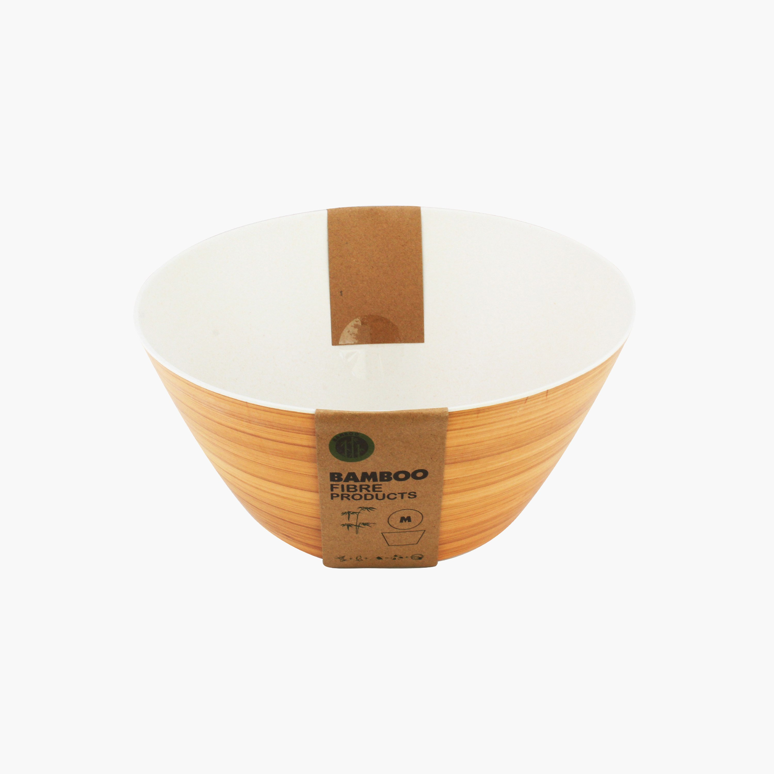 Feast Bamboo Fibre Bowl Wood - 24 cm-hbxdecorandfurnishings-tabletop-crockery-image-3