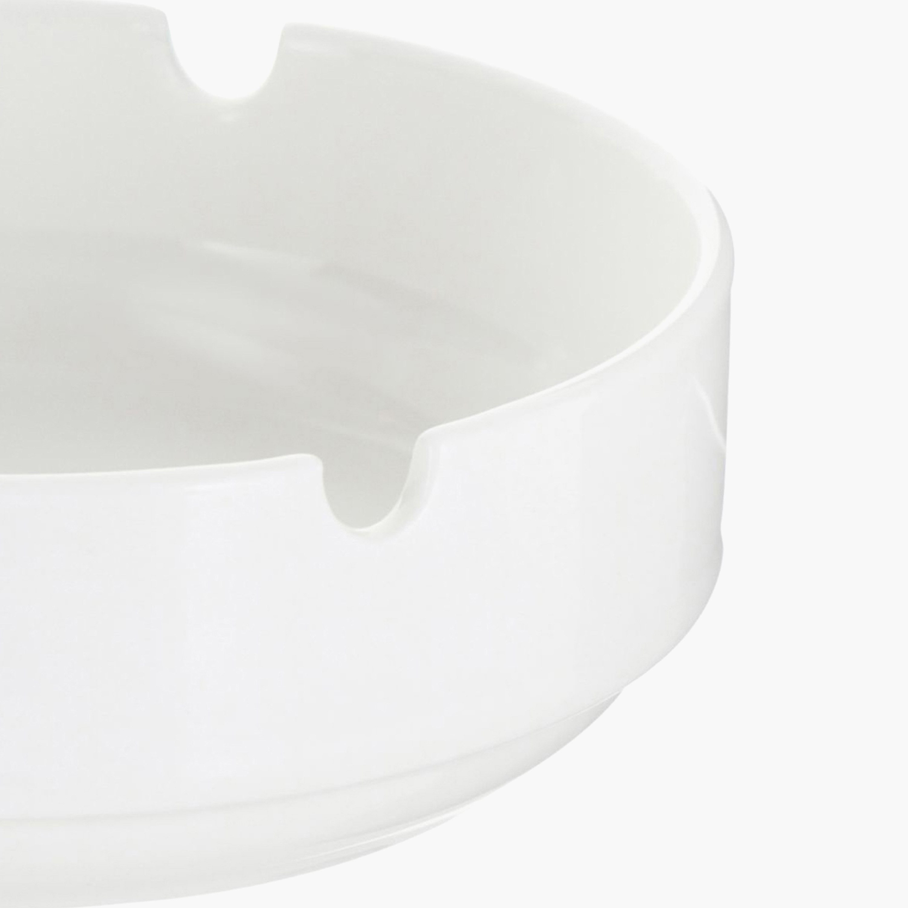 Feast Porcelain Ashtray - 10x10x3 cm-hbxdecorandfurnishings-tabletop-glassware-image-4