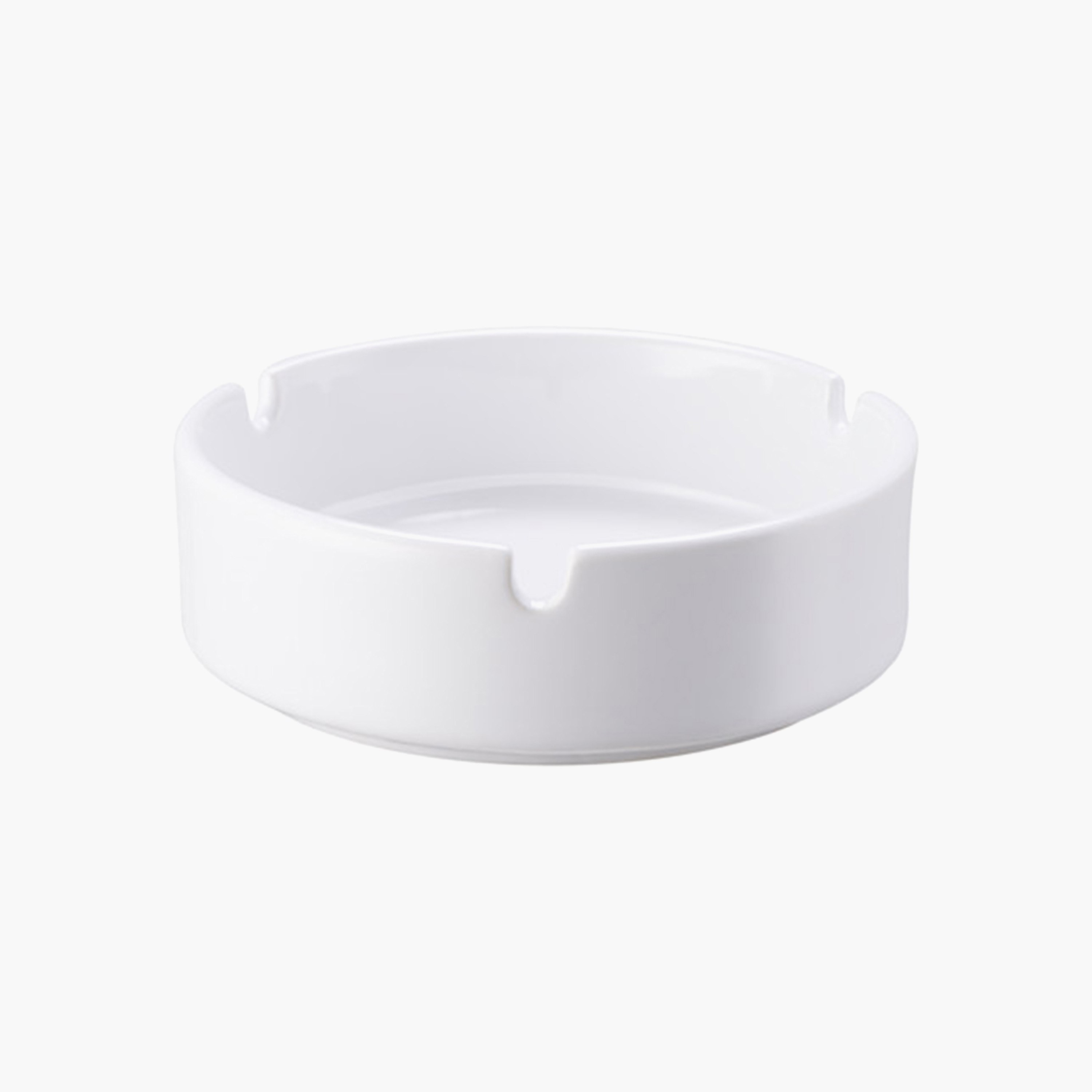 Feast Porcelain Ashtray - 10x10x3 cm-hbxdecorandfurnishings-tabletop-glassware-image-6