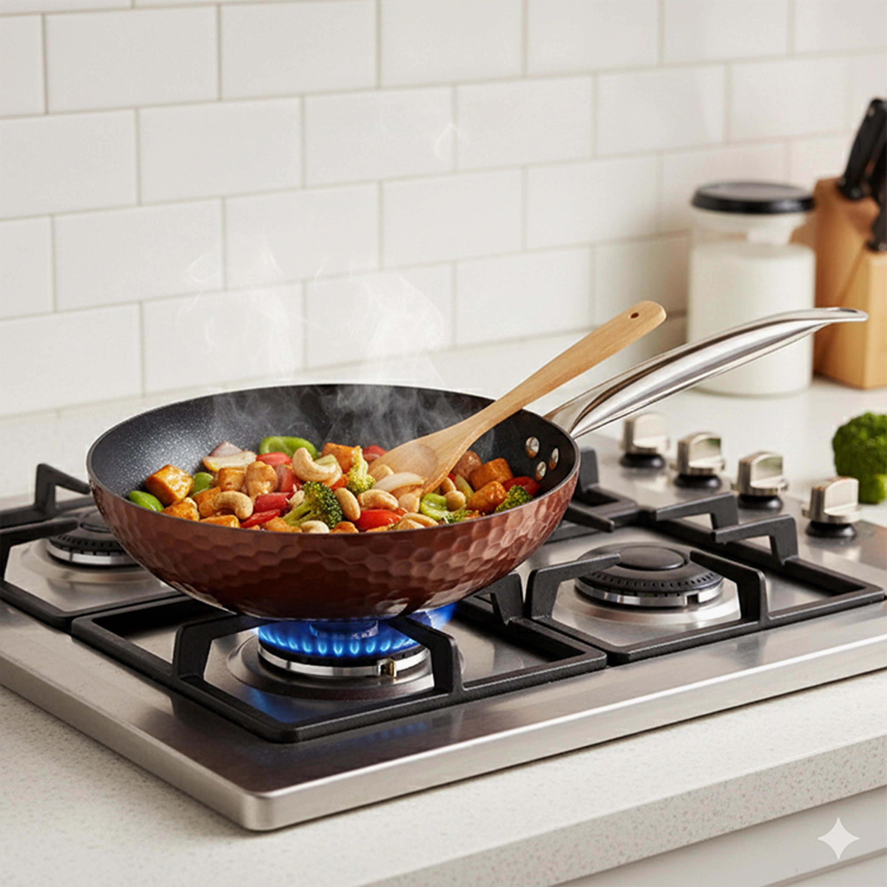مقلاة ووك نحاس مطروقة من فيست - 32 سم-hbxhomeware-hbxkitchen-image-1