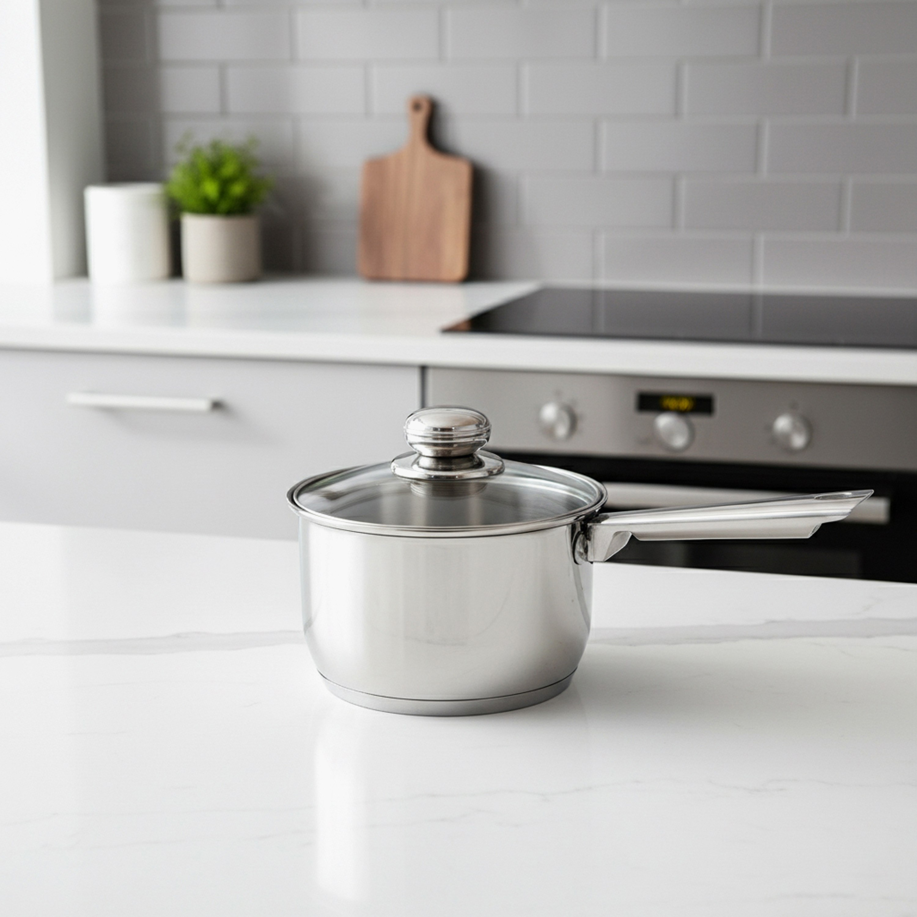 Feast Amara Stainless Steel Saucepan - 16x16x10.5 cm-hbxhomeware-hbxkitchen-image-1