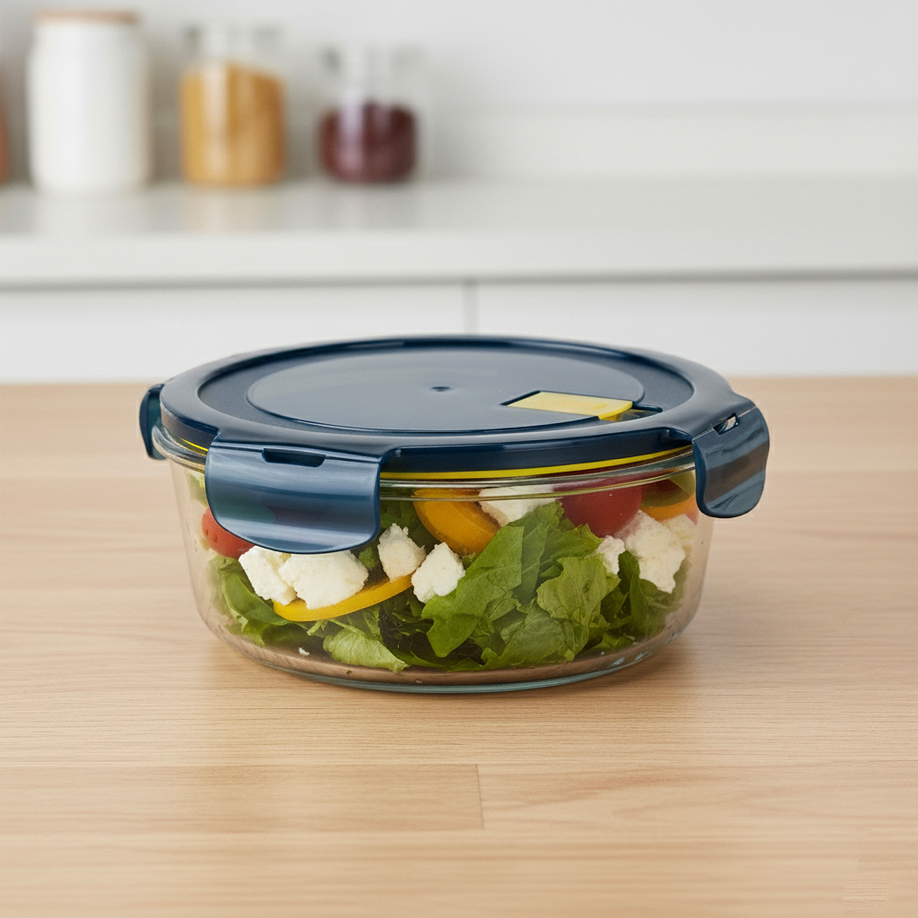 Feast Round Food Saver with Vent - 900 ml-hbxhomeware-hbxkitchen-image-1