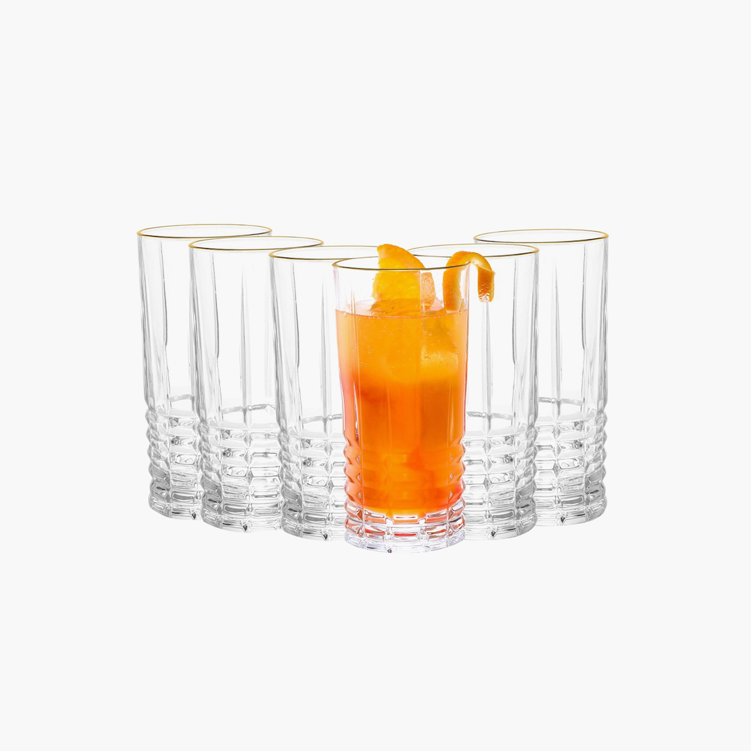 Feast Jezz 6-Piece Highball Glass Set - 255 ml-hbxdecorandfurnishings-tabletop-glassware-image-3
