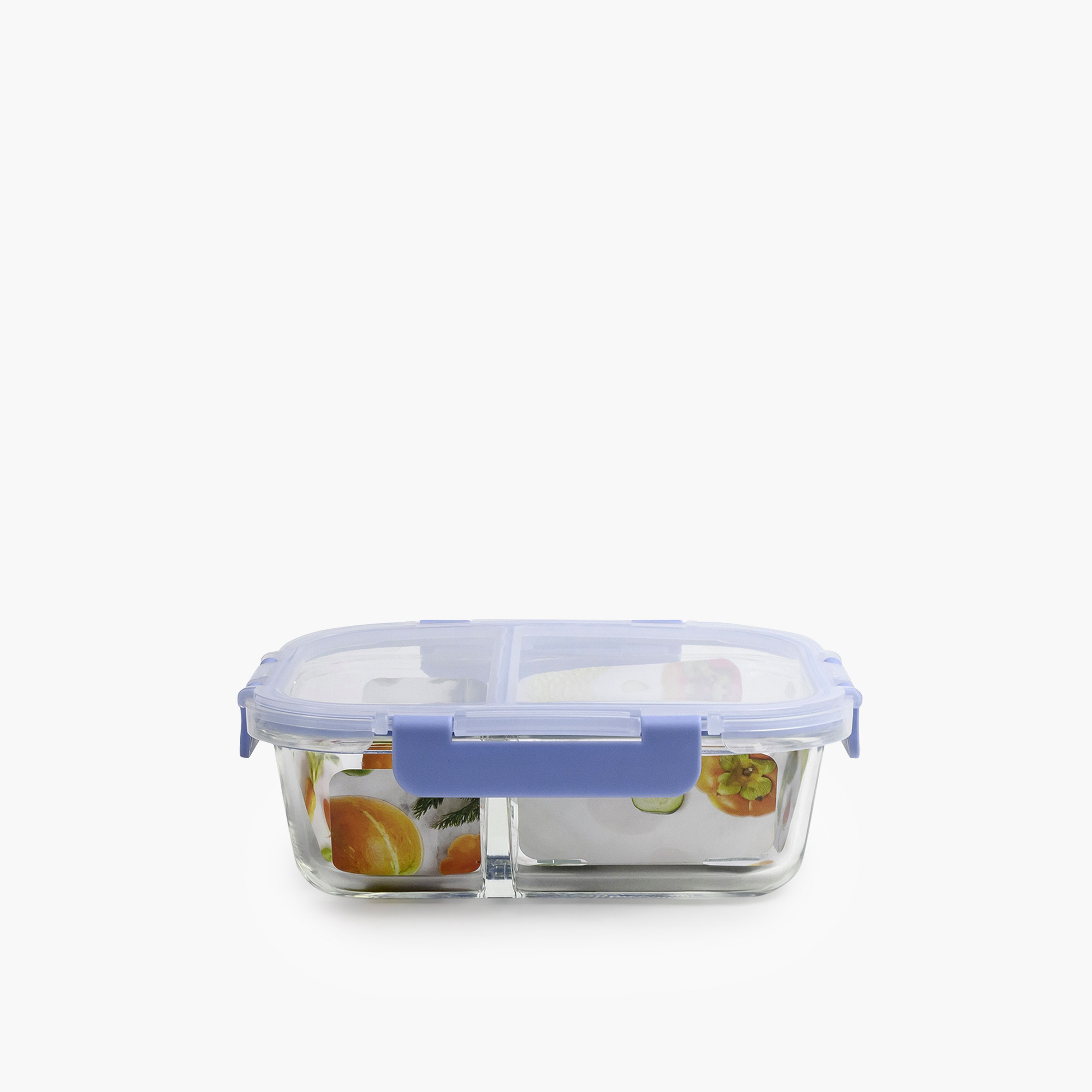 حافظة طعام زجاج بوروسيليكات بقسمين وغطاء من فيست - 1000 مل-hbxhomeware-hbxkitchen-image-2