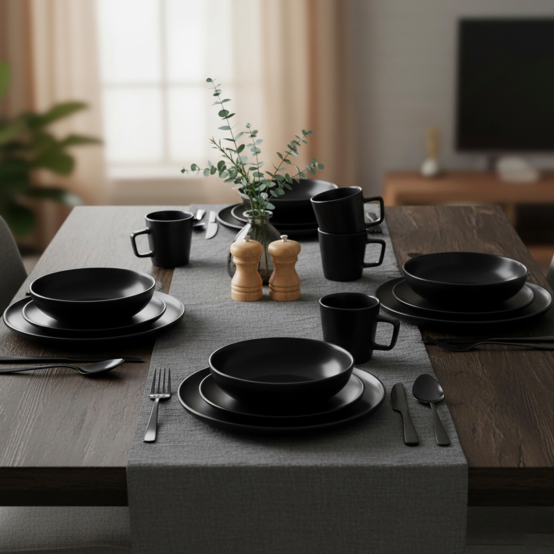 طقم عشاء خزف 16 قطعة من فيست - لـ 4 أفراد-hbxdiningroom-tabletop-dinnersets-image-1
