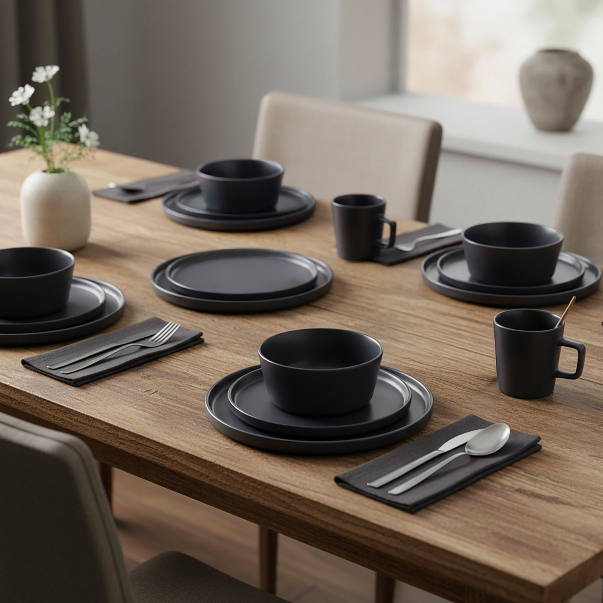 طقم عشاء خزف 16 قطعة من فيست - 4 أفراد-hbxdiningroom-tabletop-dinnersets-image-1