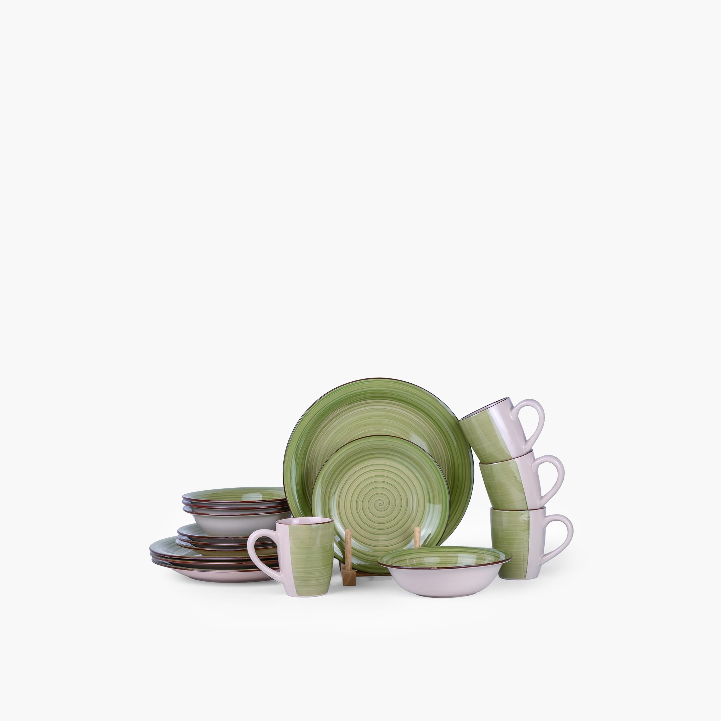 طقم عشاء برسوم يدوية 12 قطعة من فيست - لـ 4 أفراد-hbxdiningroom-tabletop-dinnersets-image-7