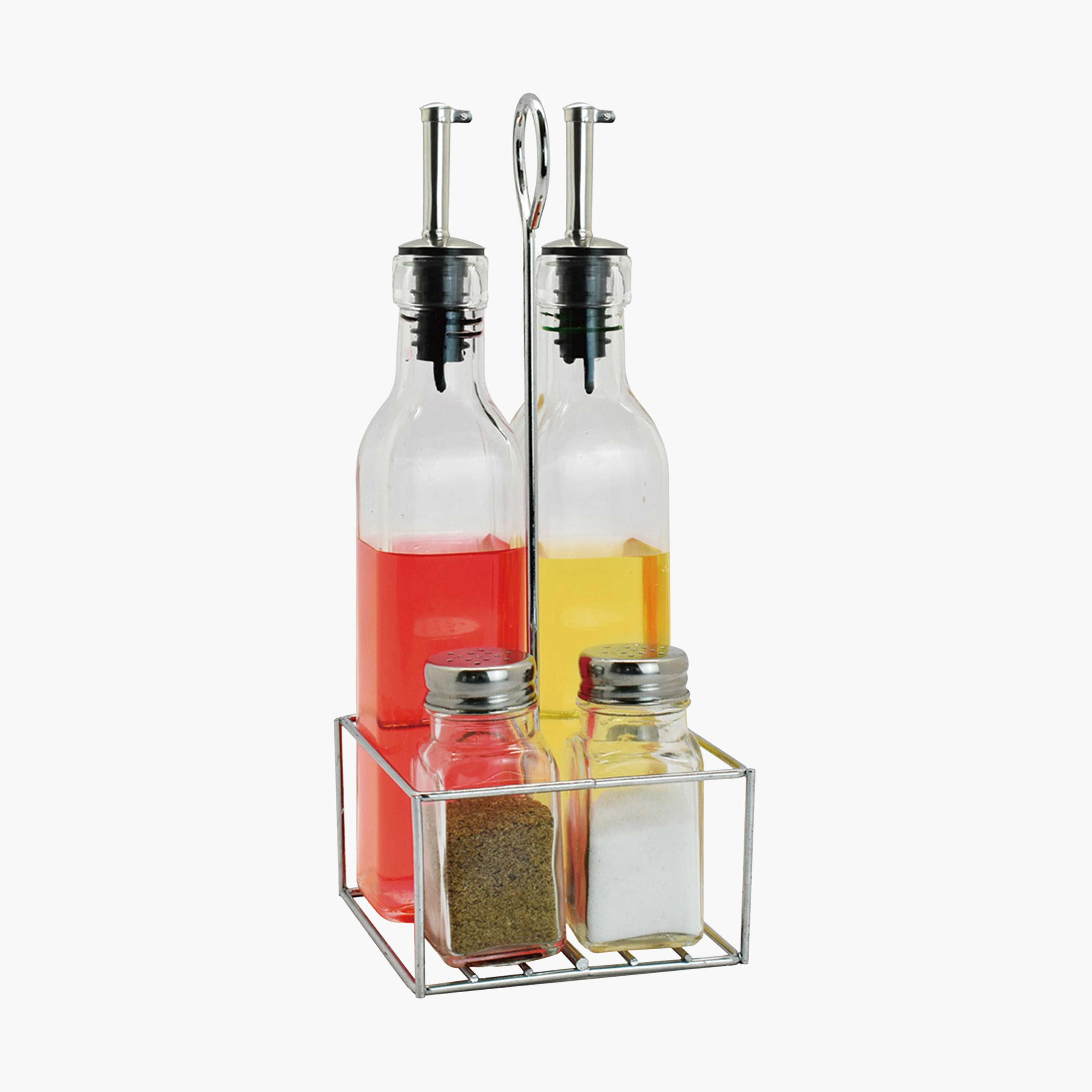 Feast 5-Piece Glass Oil Bottle and Spice Jar Set-hbxhomeware-hbxkitchen-image-2