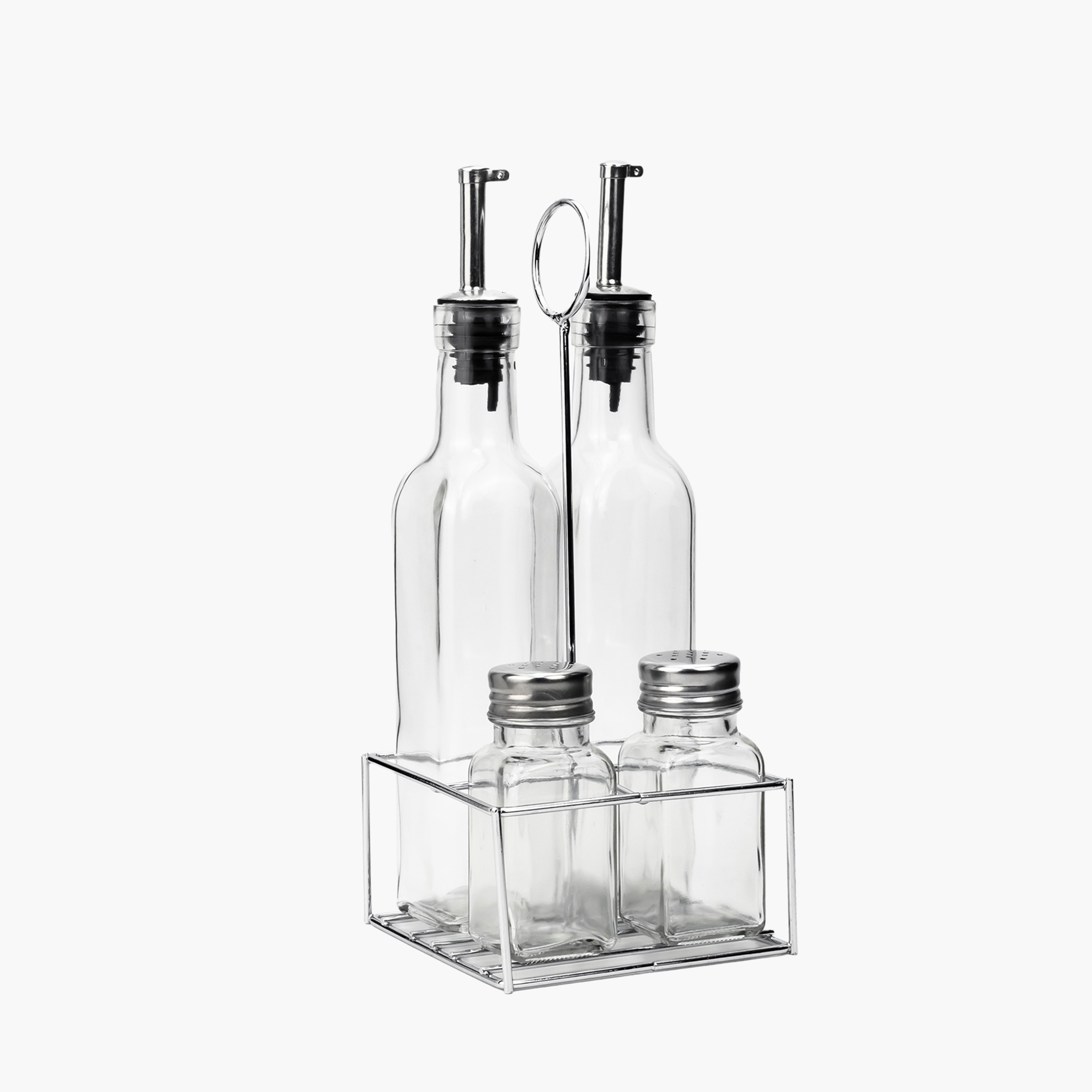 Feast 5-Piece Glass Oil Bottle and Spice Jar Set-hbxhomeware-hbxkitchen-image-3