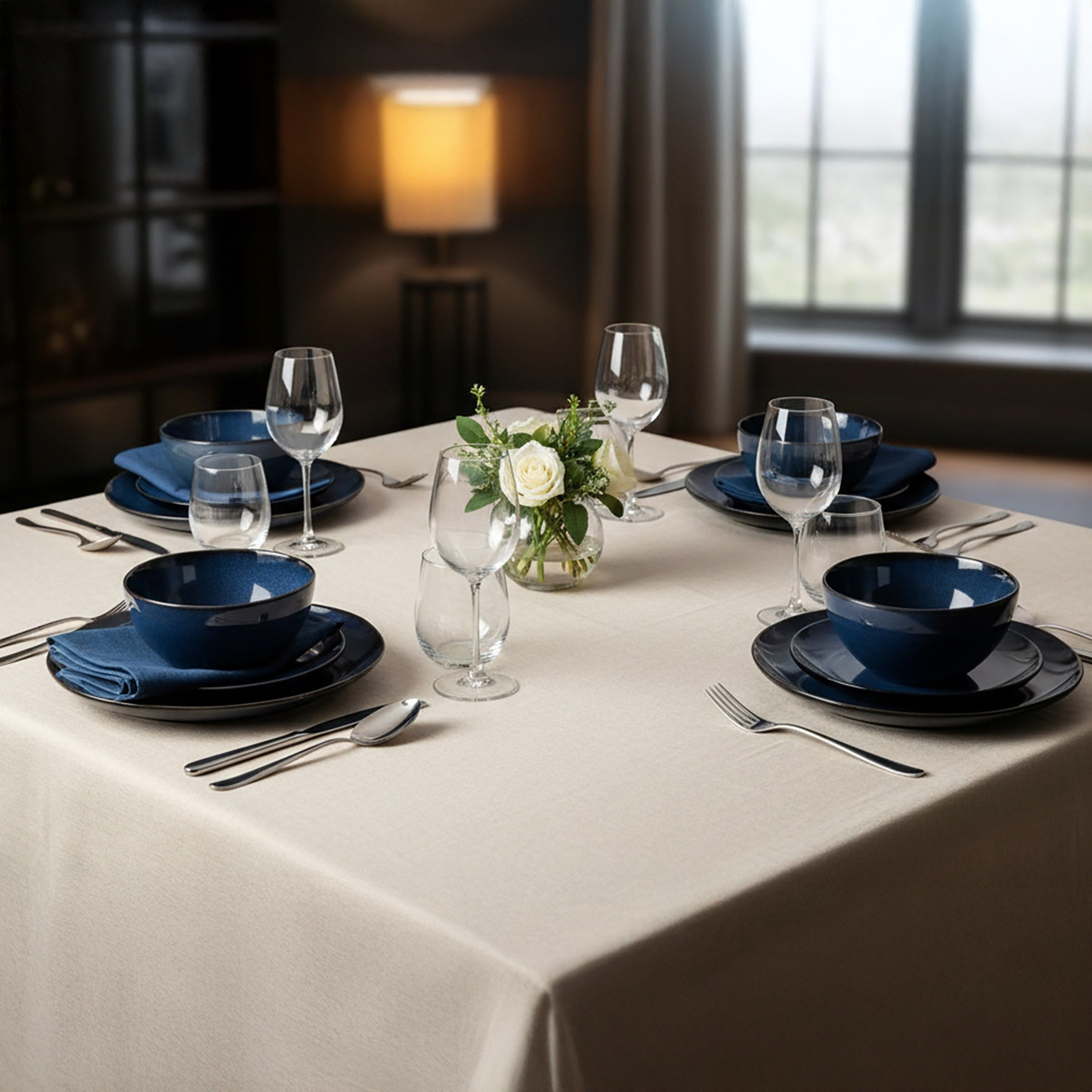 طقم عشاء ريأكتف 12 قطعة من فيست - لـ 4 أفراد-hbxdiningroom-tabletop-dinnersets-image-7