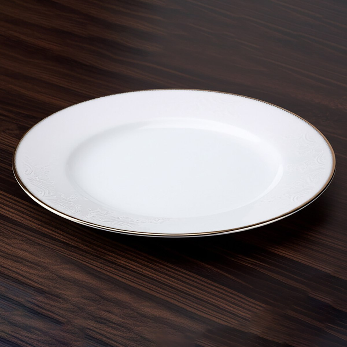 Feast Goldline Embossed Dinner Plate - 27cm-hbxdecorandfurnishings-tabletop-crockery-image-1
