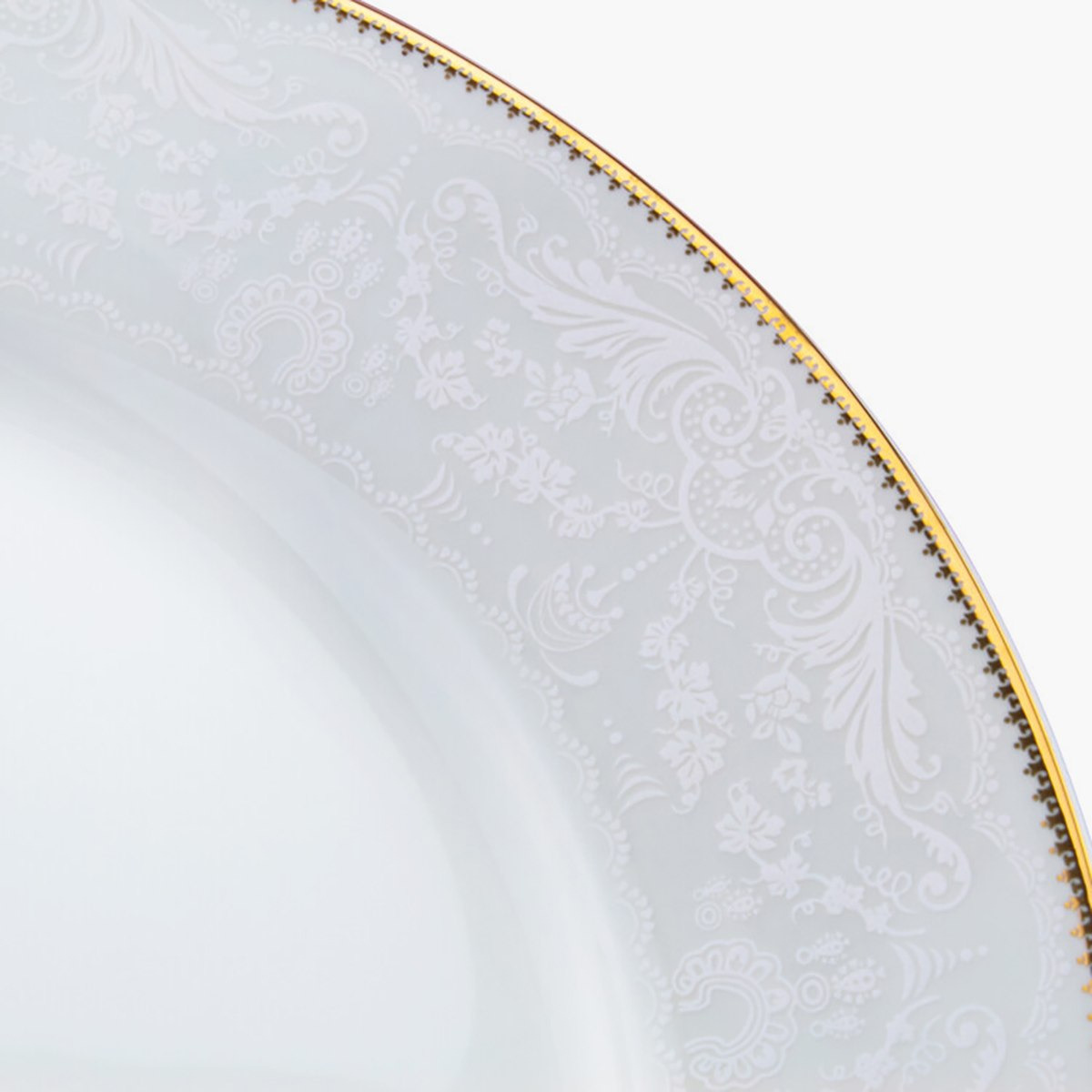 Feast Goldline Embossed Dinner Plate - 27cm-hbxdecorandfurnishings-tabletop-crockery-image-5