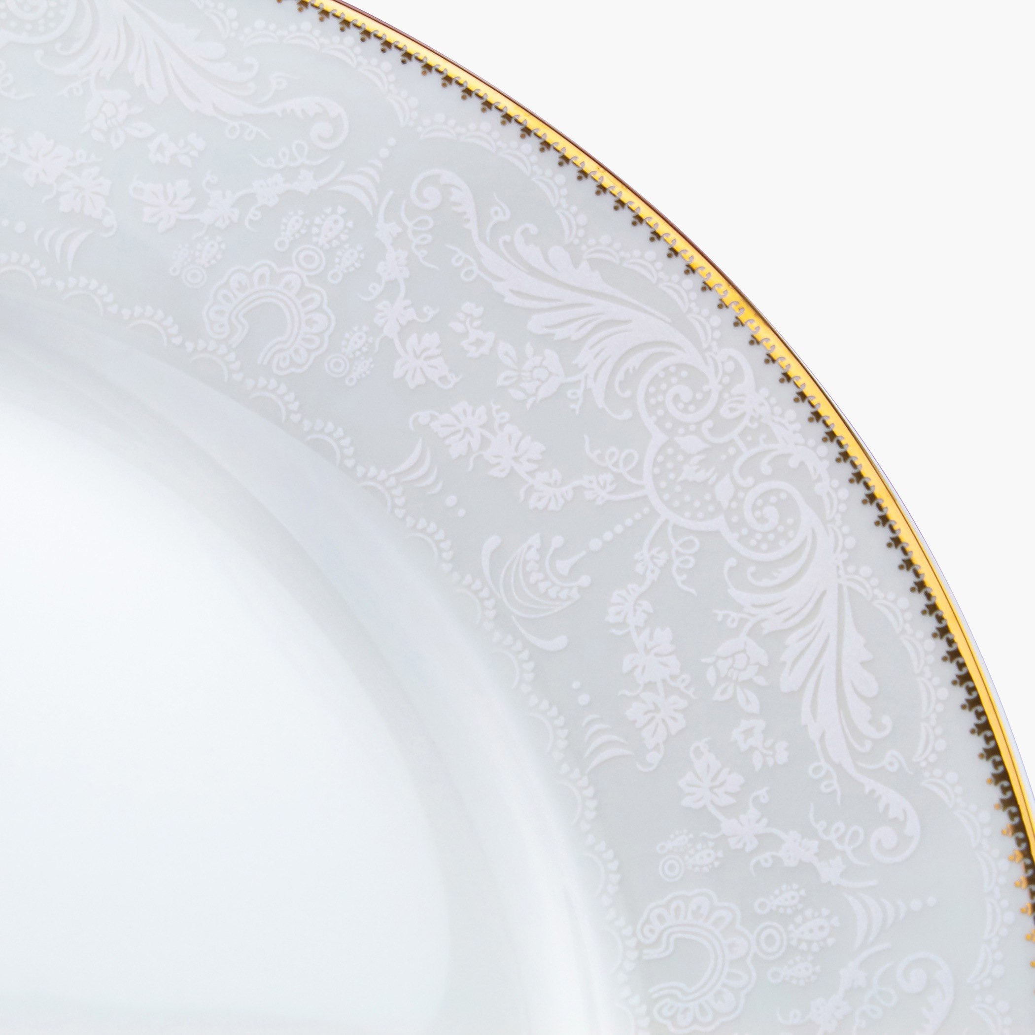 Feast Sahara Dessert Plate with Gold Rim - 20 cm-hbxdecorandfurnishings-tabletop-crockery-image-3