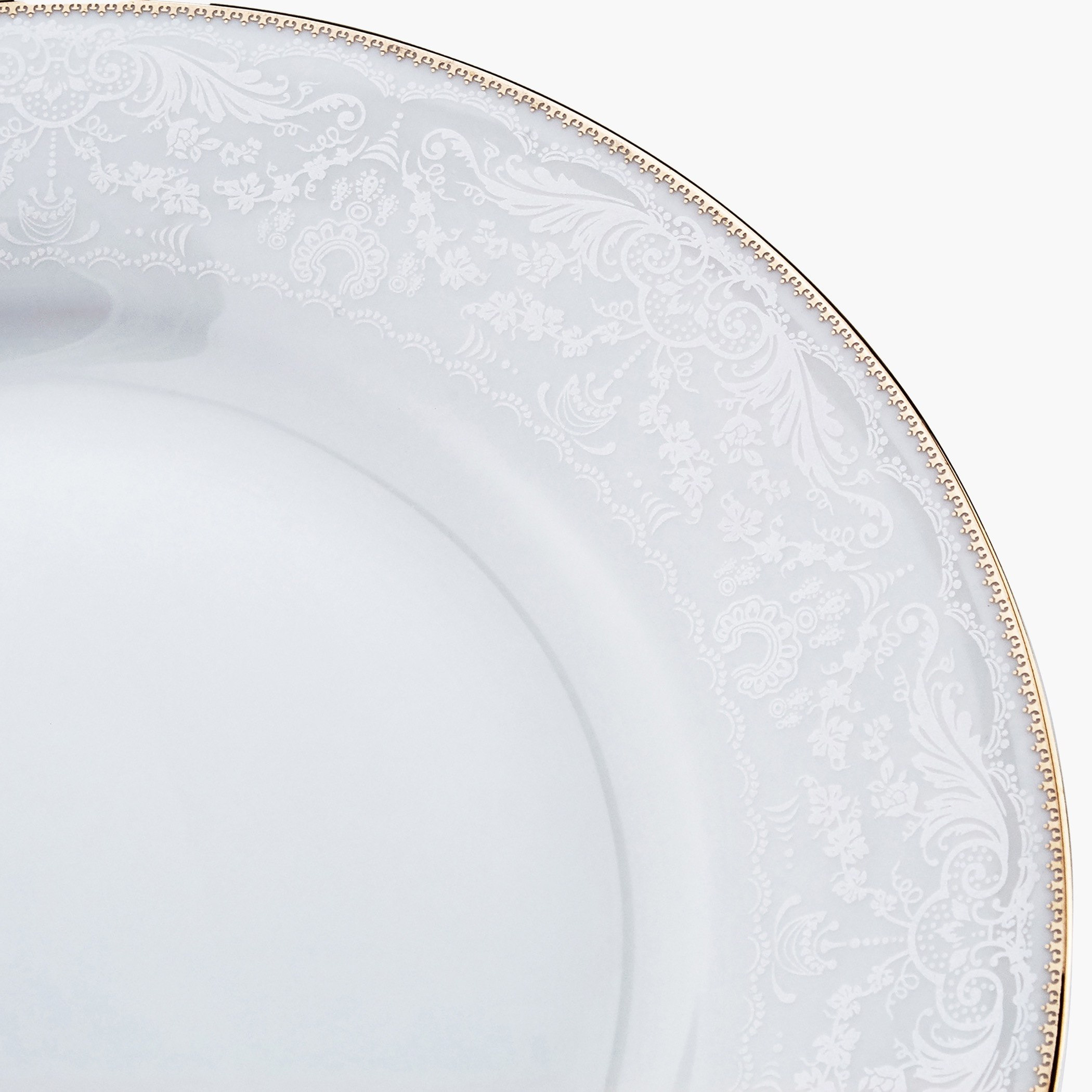 Feast Sahara Dessert Plate with Gold Rim - 20 cm-hbxdecorandfurnishings-tabletop-crockery-image-4