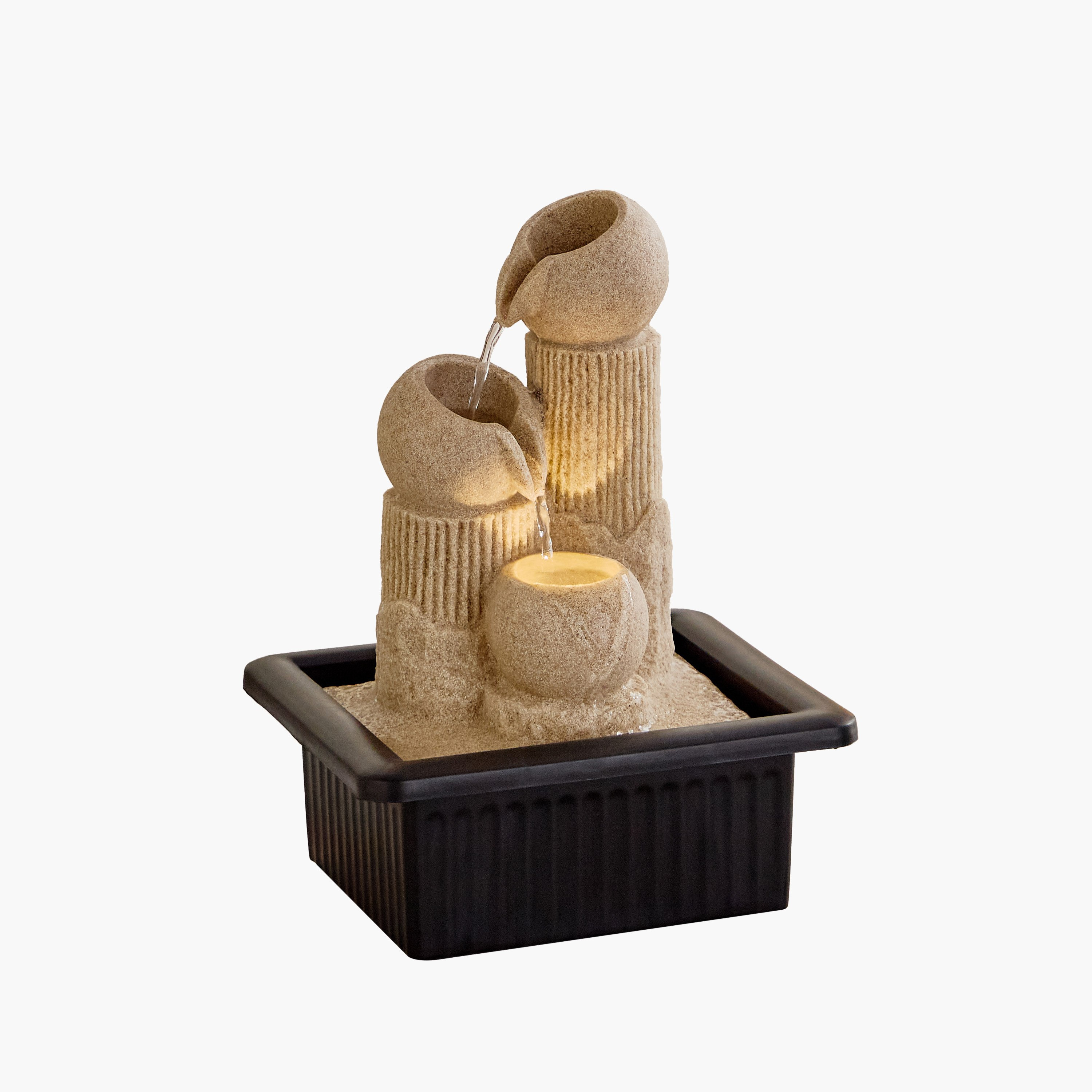 Albane Modern Fountain with LED Light - 21x17x25 cm-hbxhomeware-hbxdecorandfurnishings-image-9