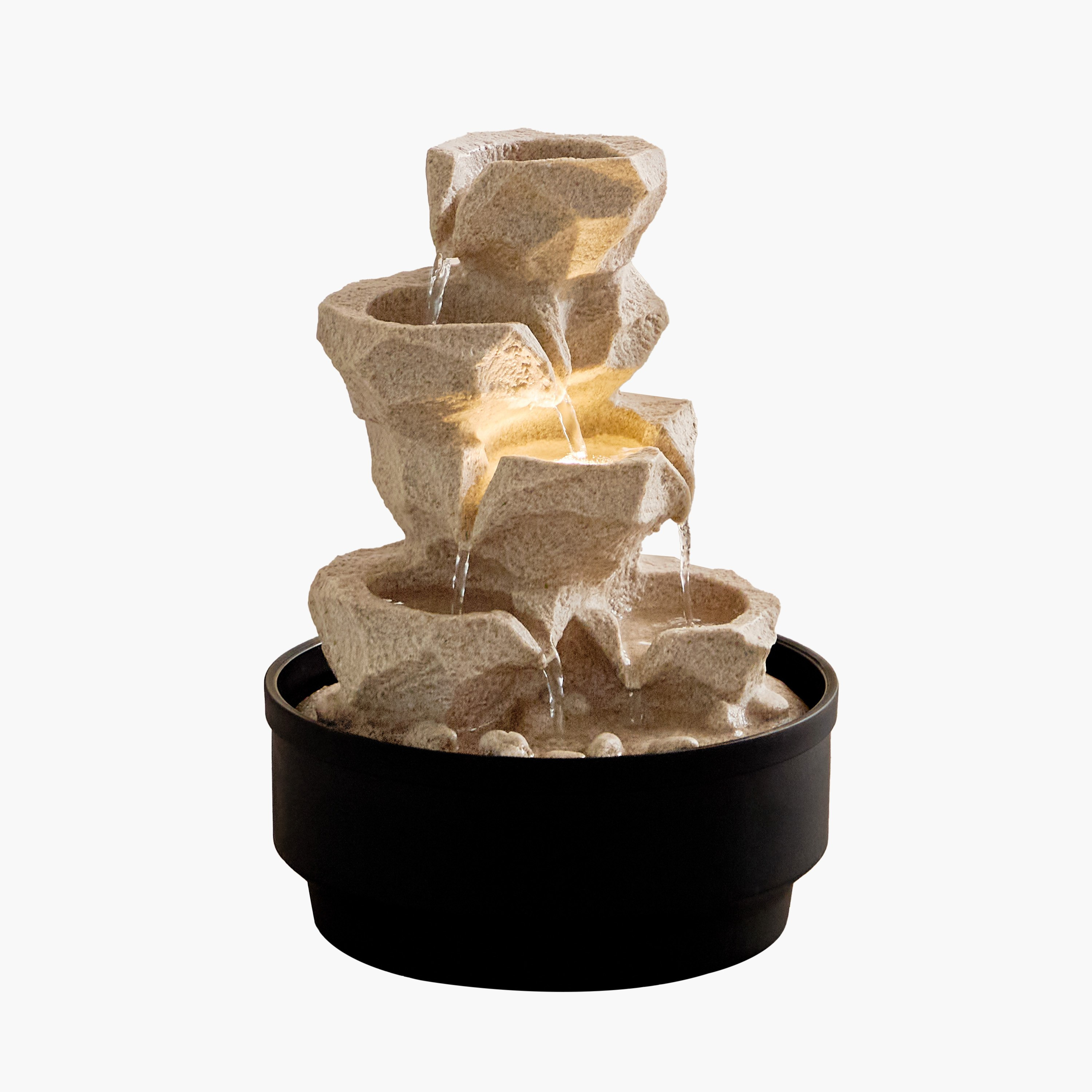 Belen Nature Fountain with 1 LED Light - 21x21x28 cm-hbxhomeware-hbxdecorandfurnishings-image-9